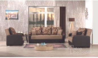 The appearance of Casamode Mobimax Brown Loveseat designed by Casamode in the modern / contemporary interior design. This brown piece of furniture was selected by 1StopBedrooms from Mobimax Collection to add a touch of cosiness and style into your home. Sku: MOB-LS-BN. Material: Polyester.