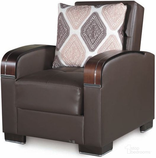 The appearance of Casamode Mobimax Brown PU Arm Chair designed by Casamode in the modern / contemporary interior design. This brown piece of furniture was selected by 1StopBedrooms from Mobimax Collection to add a touch of cosiness and style into your home. Sku: MOB-AC-BN-PU. Material: Leather.