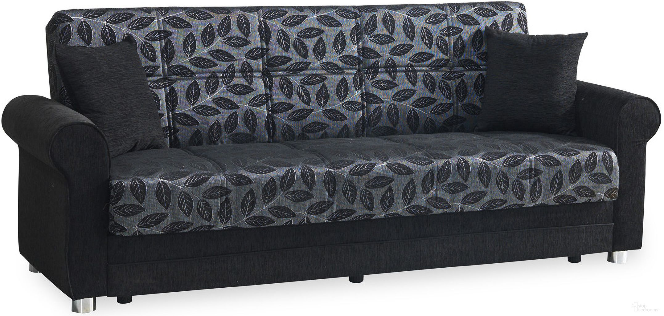 The appearance of Casamode Rio Grande Black Sofabed designed by Casamode in the modern / contemporary interior design. This black piece of furniture was selected by 1StopBedrooms from Rio Grande Collection to add a touch of cosiness and style into your home. Sku: RIO-SB-BLK. Material: Chenille.