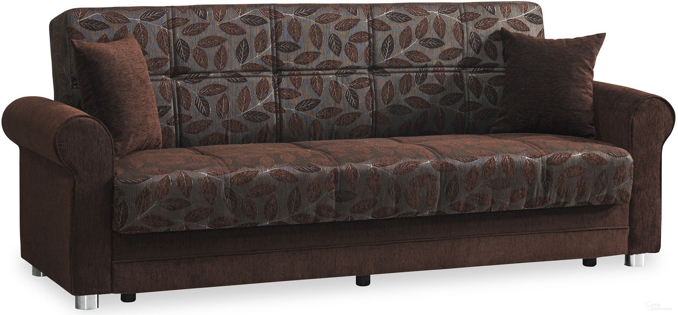 The appearance of Casamode Rio Grande Dark Brown Sofabed designed by Casamode in the modern / contemporary interior design. This dark brown piece of furniture was selected by 1StopBedrooms from Rio Grande Collection to add a touch of cosiness and style into your home. Sku: RIO-SB-DBN. Material: Chenille.