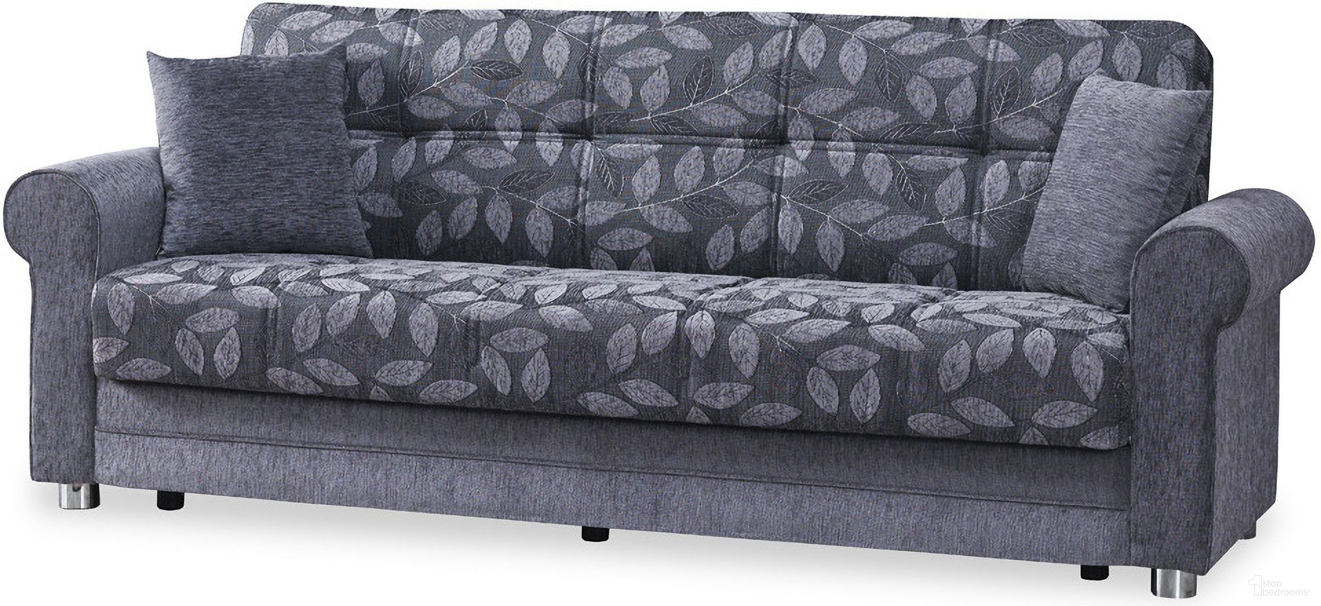 The appearance of Casamode Rio Grande Gray Sofabed designed by Casamode in the modern / contemporary interior design. This gray piece of furniture  was selected by 1StopBedrooms from Rio Grande Collection to add a touch of cosiness and style into your home. Sku: RIO-SB-GY. Material: Chenille.
