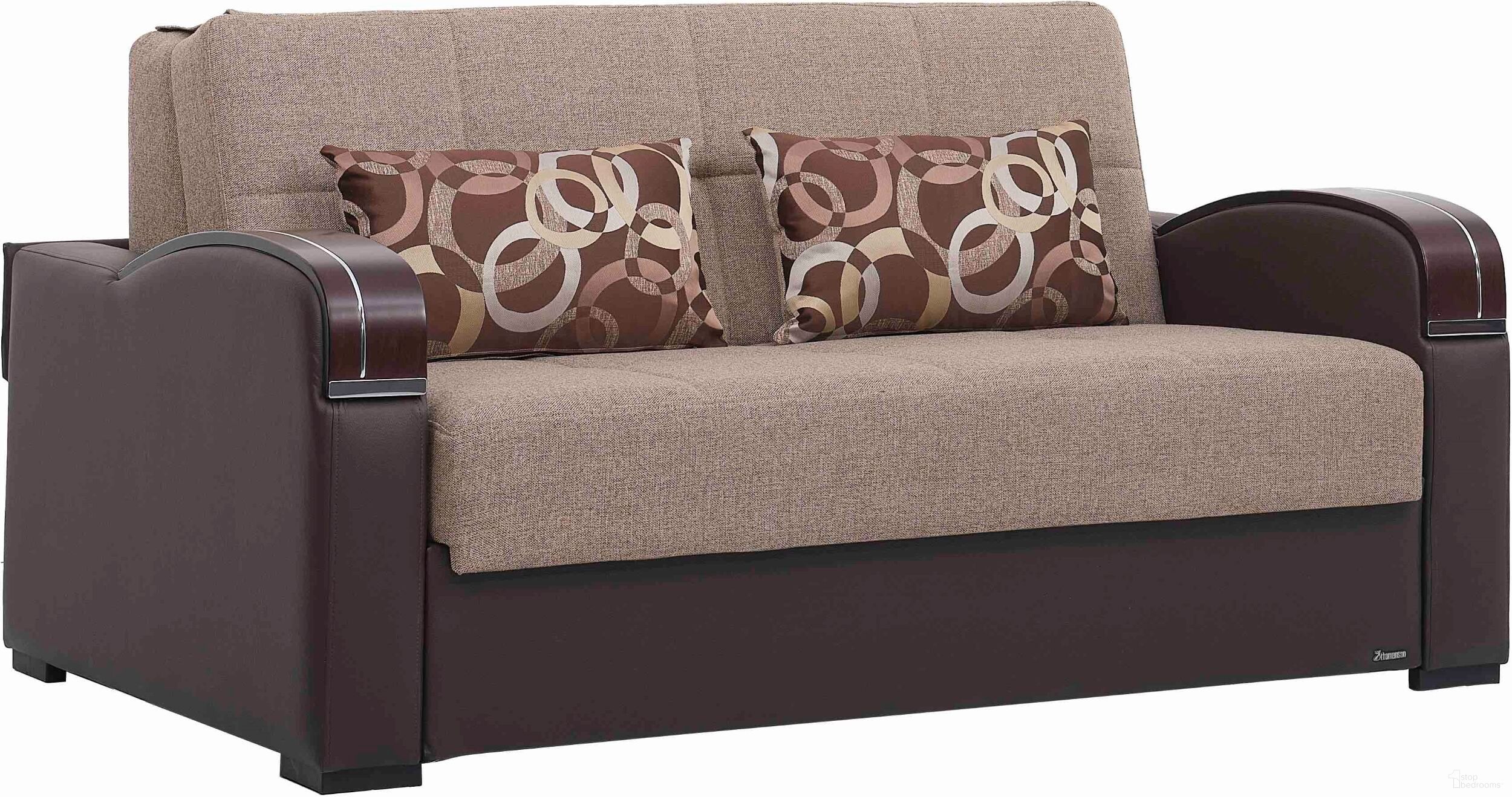 Casamode Sleep Plus Brown Loveseat Sleeper