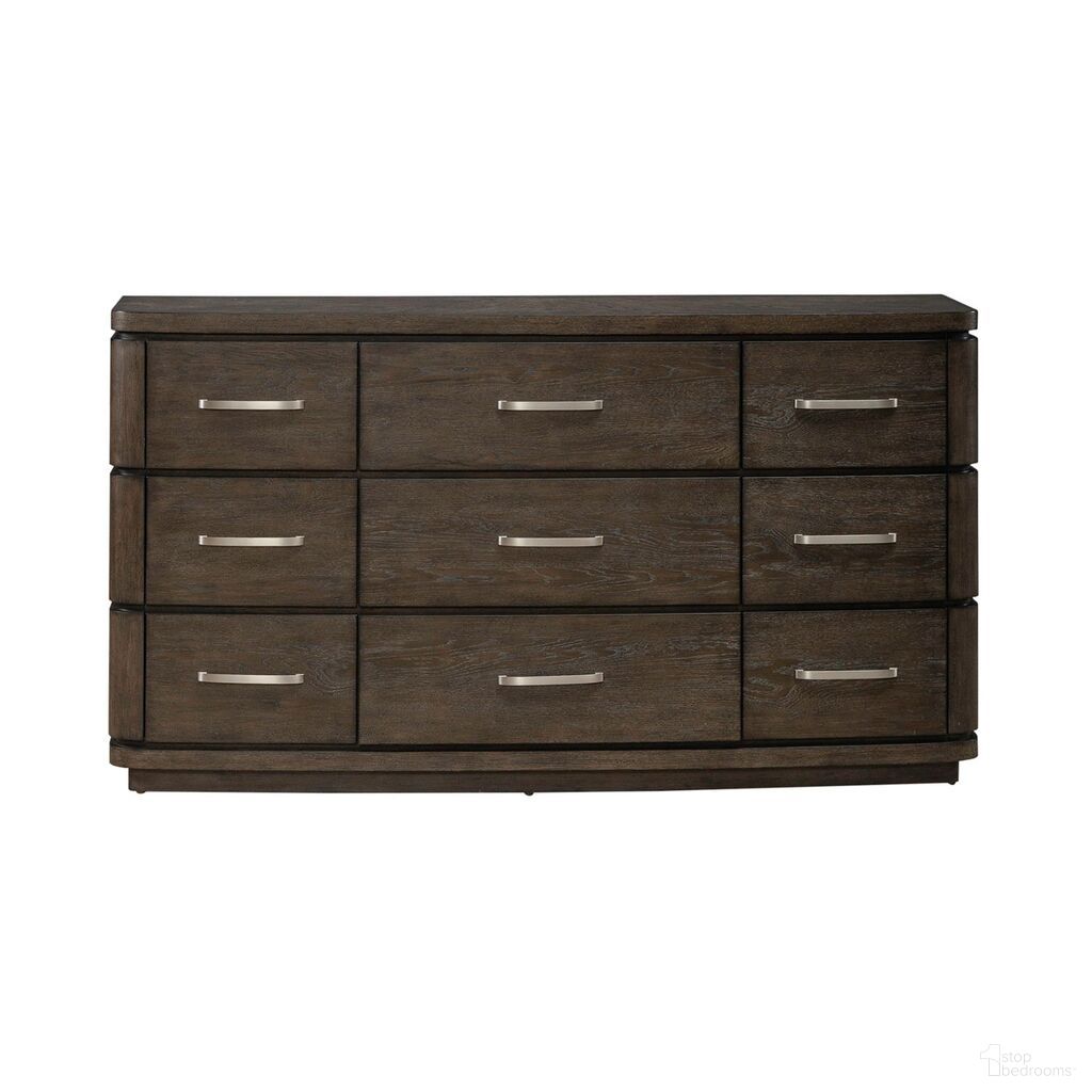 The appearance of Cascade Falls 9 Drawer Dresser In Espresso designed by Liberty in the modern / contemporary interior design. This espresso piece of furniture was selected by 1StopBedrooms from Cascade Falls Collection to add a touch of cosiness and style into your home. Sku: 732-BR31. Material: Solid Rubberwood.