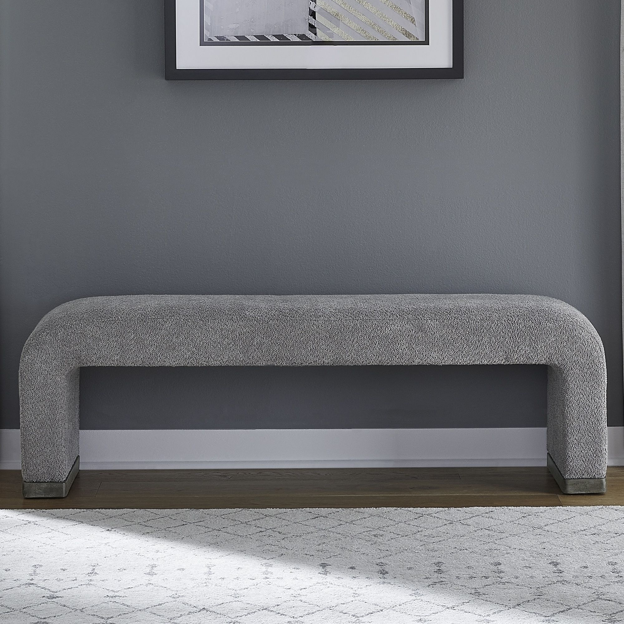 The appearance of Cascade Falls Bed Bench In Satin Espresso designed by Liberty in the modern / contemporary interior design. This satin espresso piece of furniture was selected by 1StopBedrooms from Cascade Falls Collection to add a touch of cosiness and style into your home. Sku: 732-BR47. Material: Solid Rubberwood.