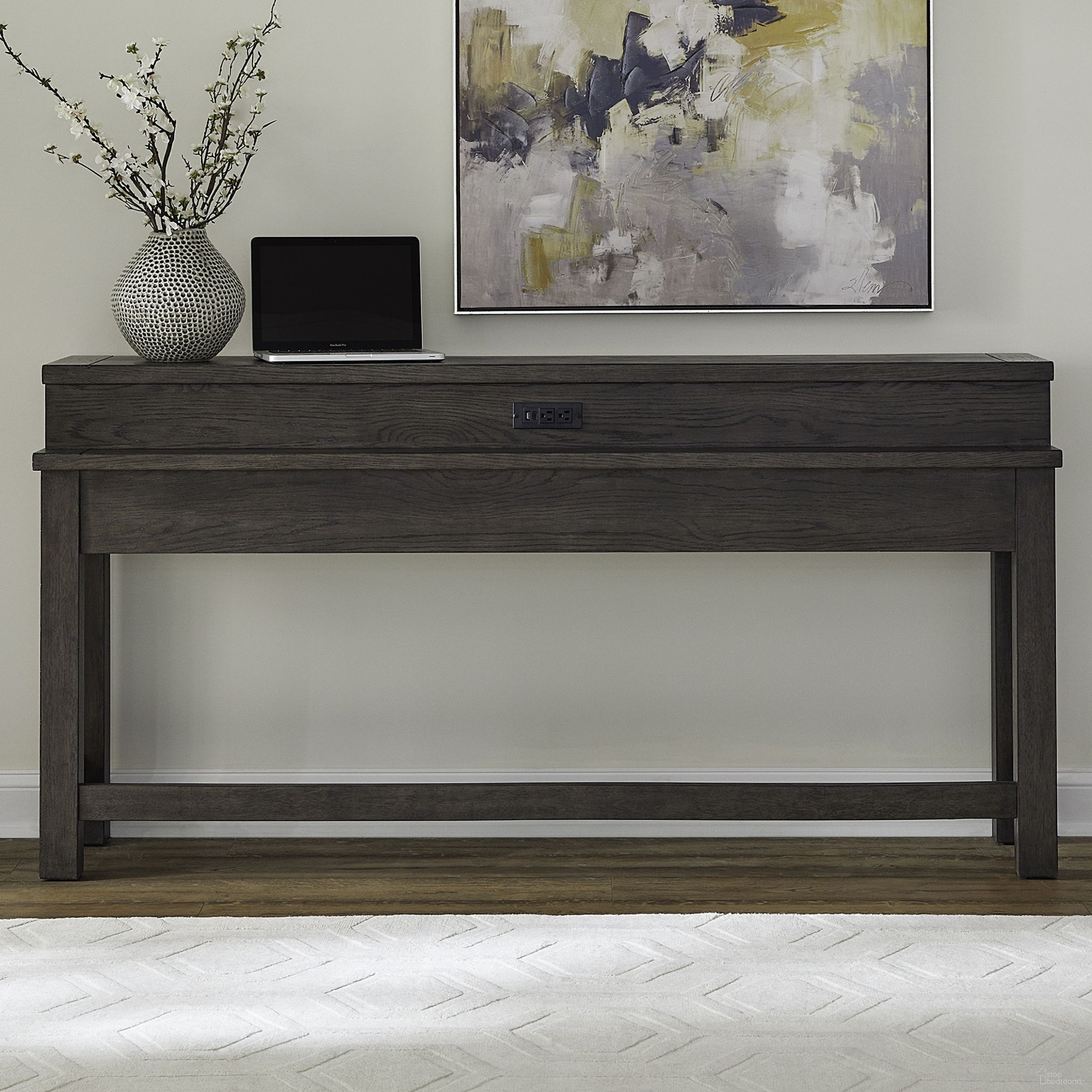 The appearance of Cascade Falls Home Bar Set In Espresso designed by Liberty in the modern / contemporary interior design. This espresso piece of furniture was selected by 1StopBedrooms from Cascade Falls Collection to add a touch of cosiness and style into your home. Sku: 732-OT7236;732-OT9001. Material: Oak Veneer.