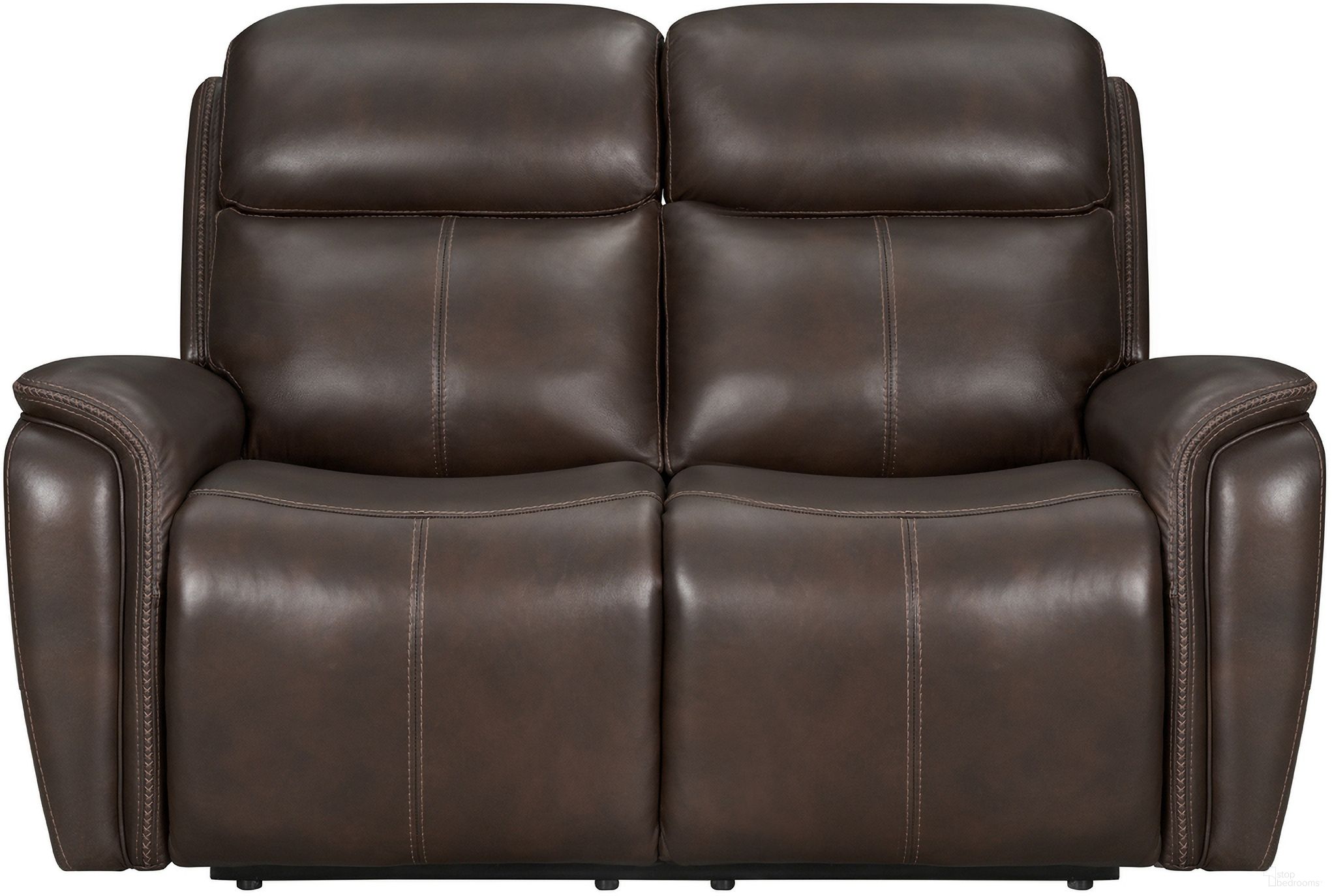 The appearance of Cascade Power Reclining Loveseat In Auburn designed by Parker House in the transitional interior design. This auburn piece of furniture was selected by 1StopBedrooms from Cascade Collection to add a touch of cosiness and style into your home. Sku: MCAS#822PH-AUBN. Material: Leather.