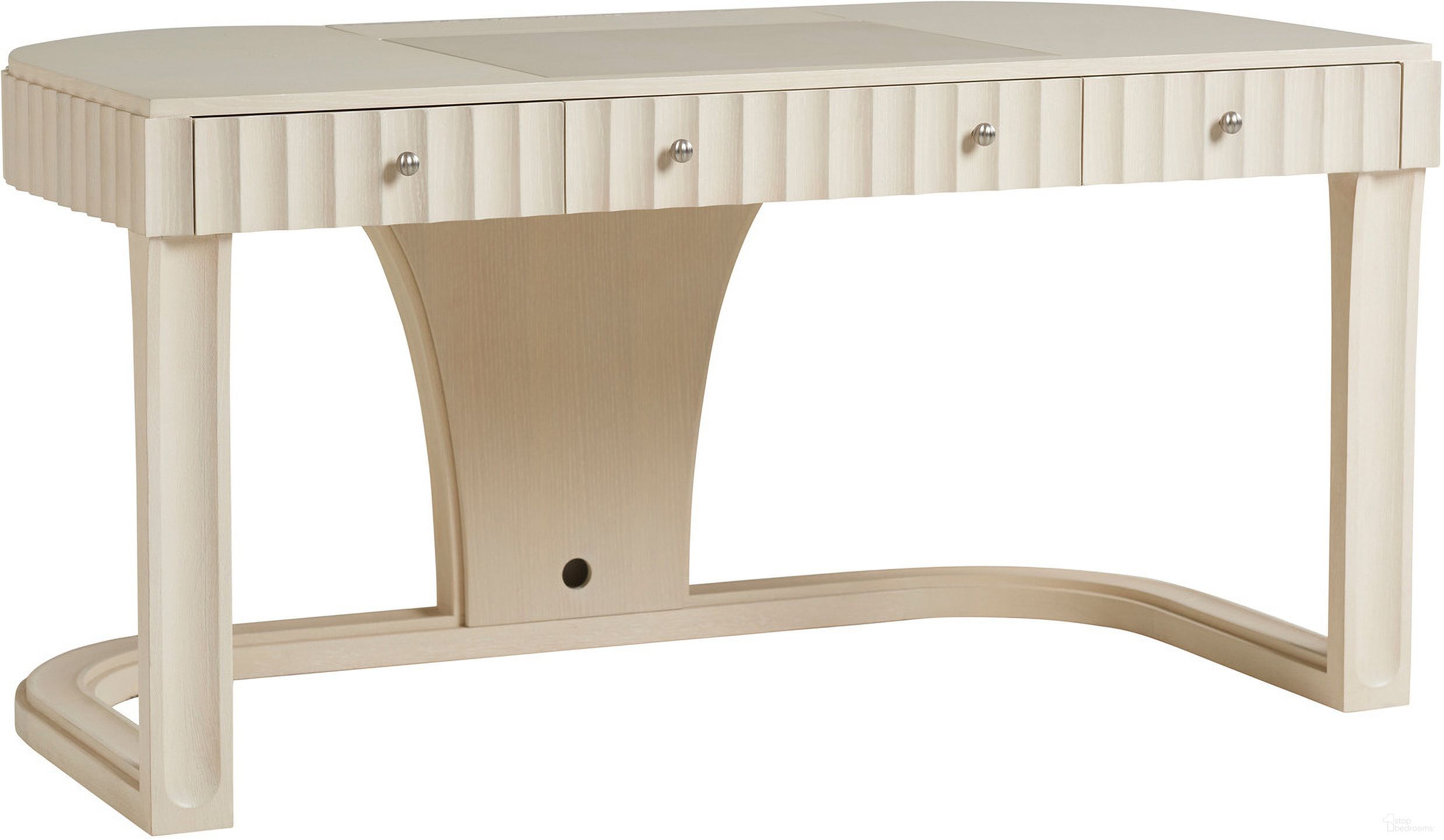 The appearance of Cascades Caledonia Desk In Opaline designed by Sligh in the transitional interior design. This opaline piece of furniture was selected by 1StopBedrooms from Cascades Collection to add a touch of cosiness and style into your home. Sku: 310-410. Material: Wood.