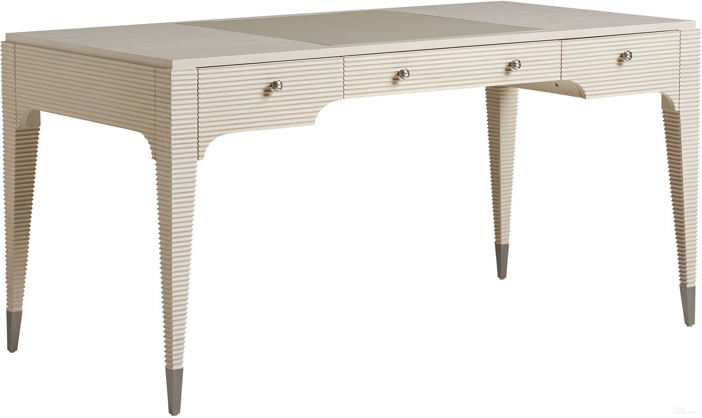 The appearance of Cascades Roslyn Writing Desk In Opaline designed by Sligh in the transitional interior design. This opaline piece of furniture was selected by 1StopBedrooms from Cascades Collection to add a touch of cosiness and style into your home. Sku: 310-411. Material: Wood.
