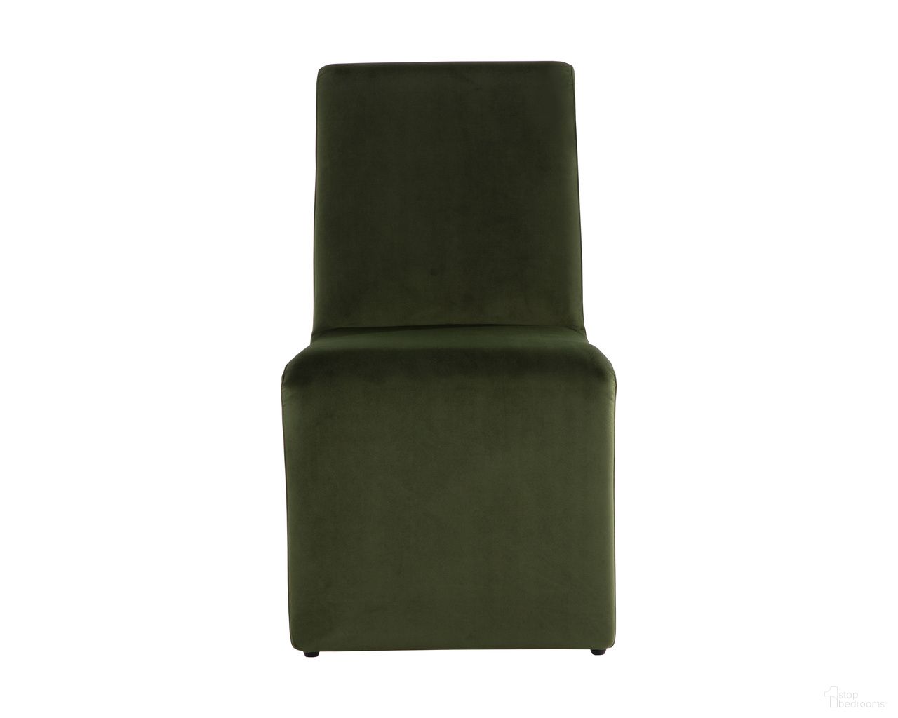 Cascata Dining Chair In Moss Green
