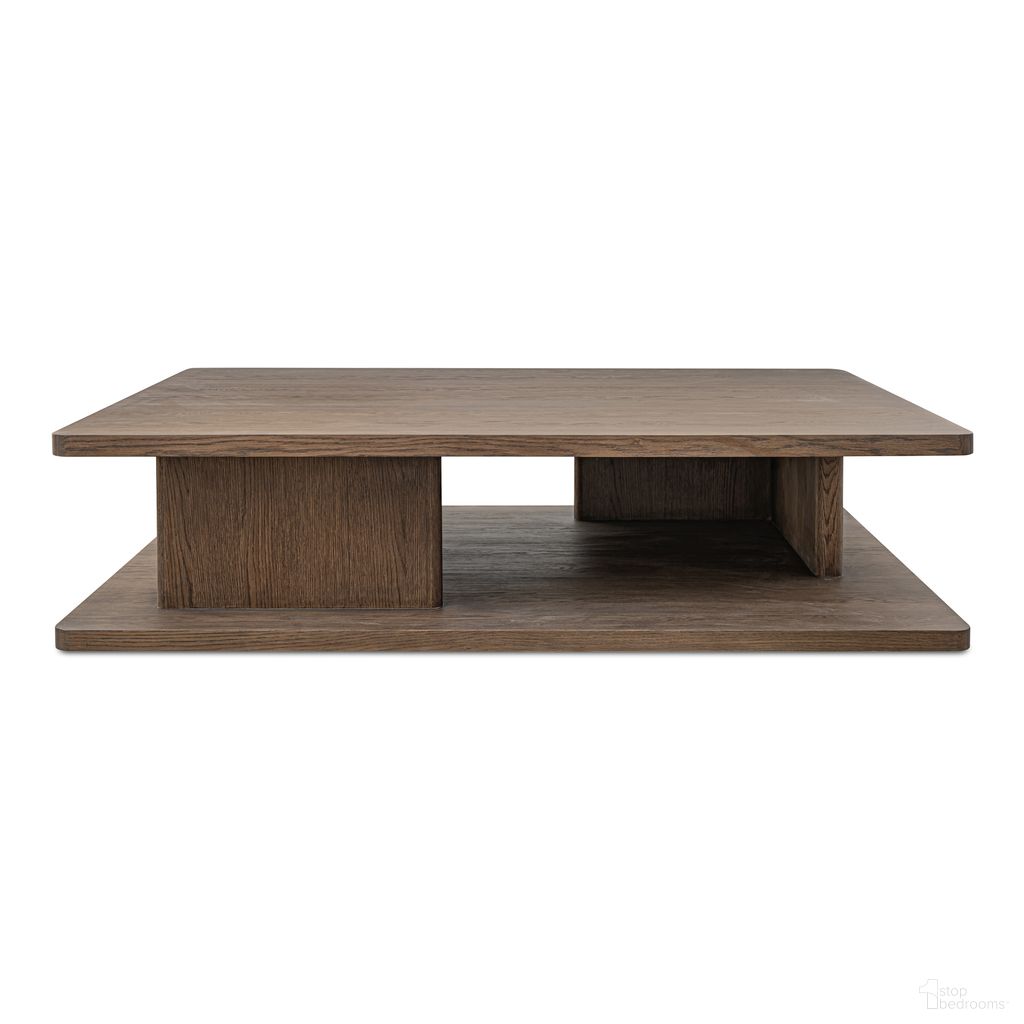 Casey Large Coffee Table In Dark Brown