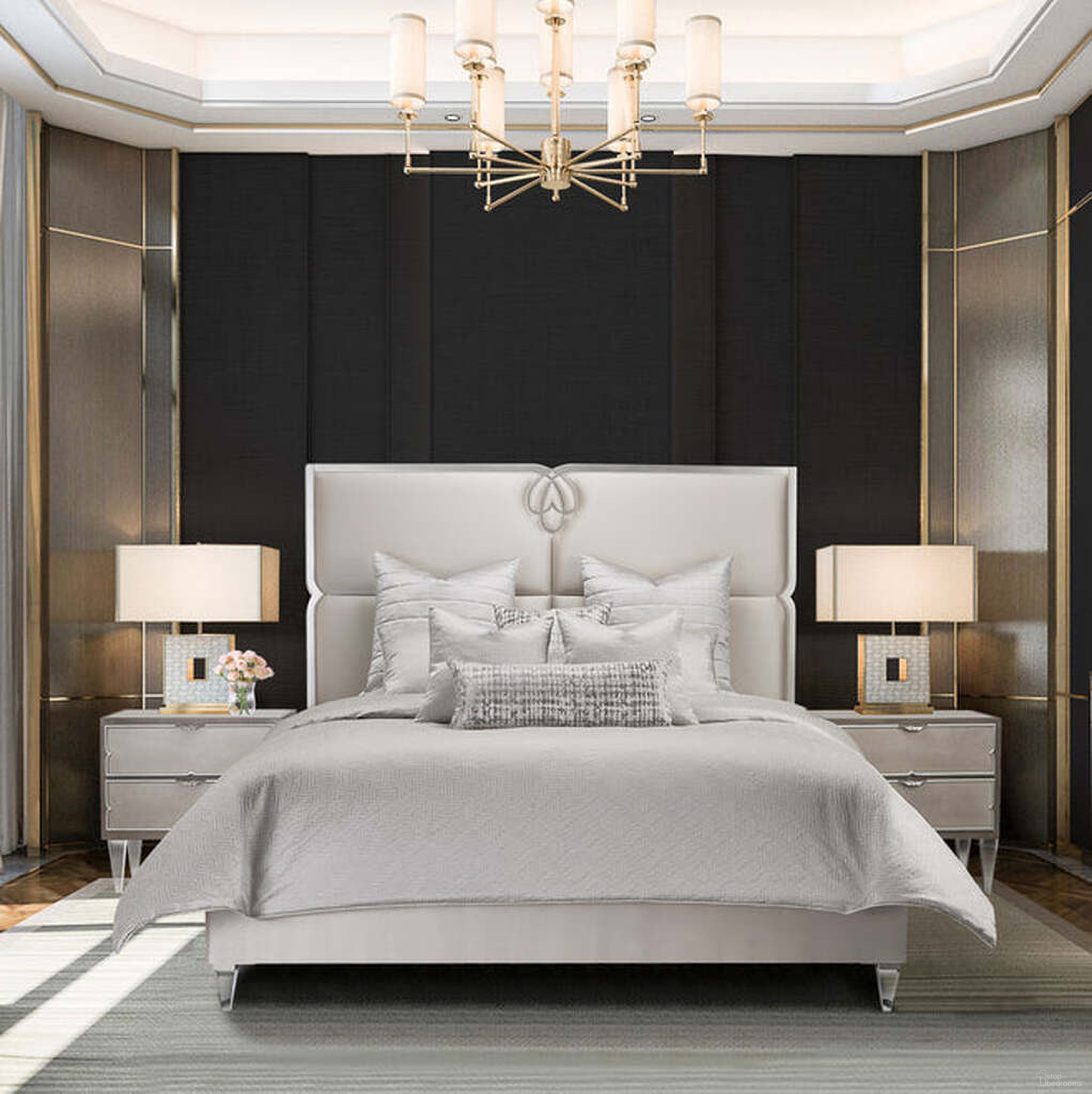 The appearance of Casey Platinum 10 Piece King Comforter Set designed by Michael Amini in the modern / contemporary interior design. This platinum piece of furniture was selected by 1StopBedrooms from Casey Collection to add a touch of cosiness and style into your home. Sku: BCS-KS10-CASEY-PLT. Bed Size: King. Material: Cotton.