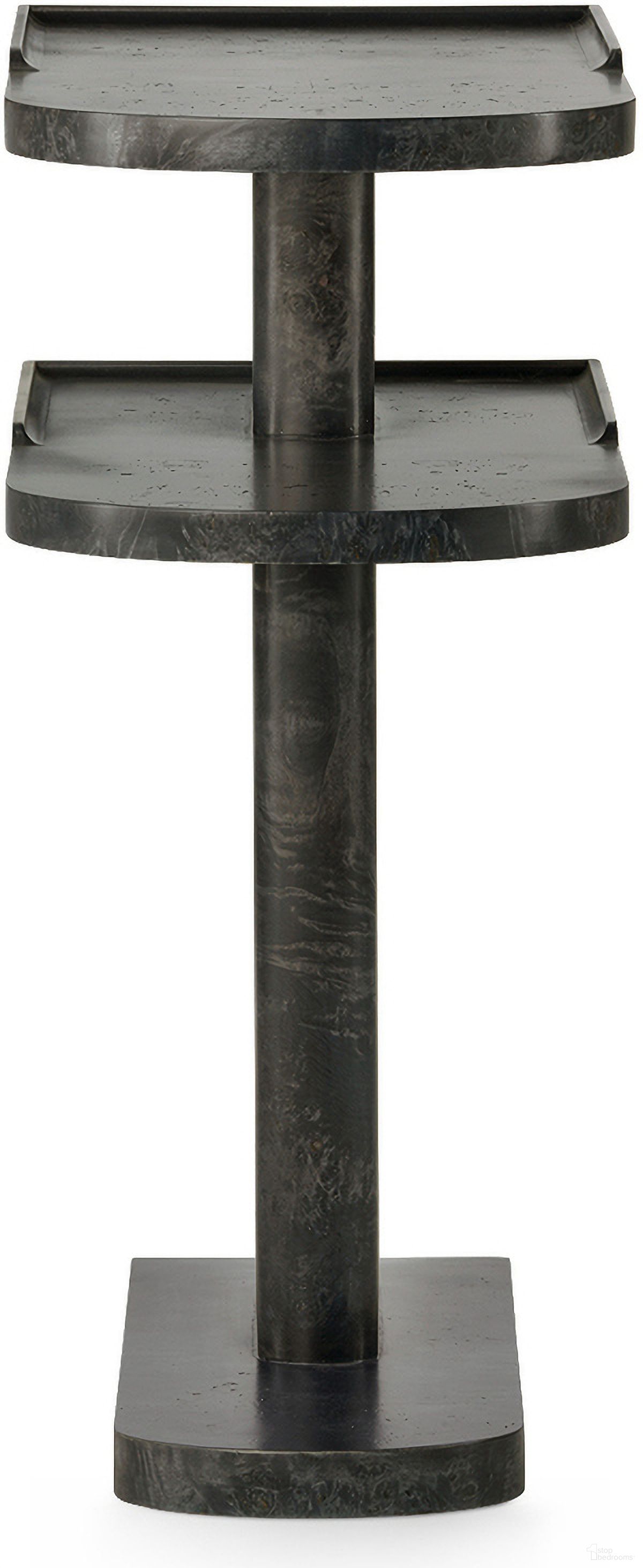 The appearance of Casey Side Table In Arabica Burl designed by Villa & House in the modern / contemporary interior design. This arabica burl piece of furniture  was selected by 1StopBedrooms from Casey Collection to add a touch of cosiness and style into your home. Sku: CSY-100-48. Material: Wood.
