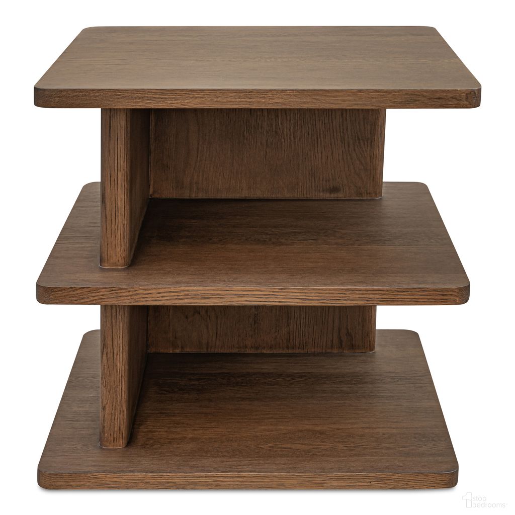 Casey Side Table In Dark Brown