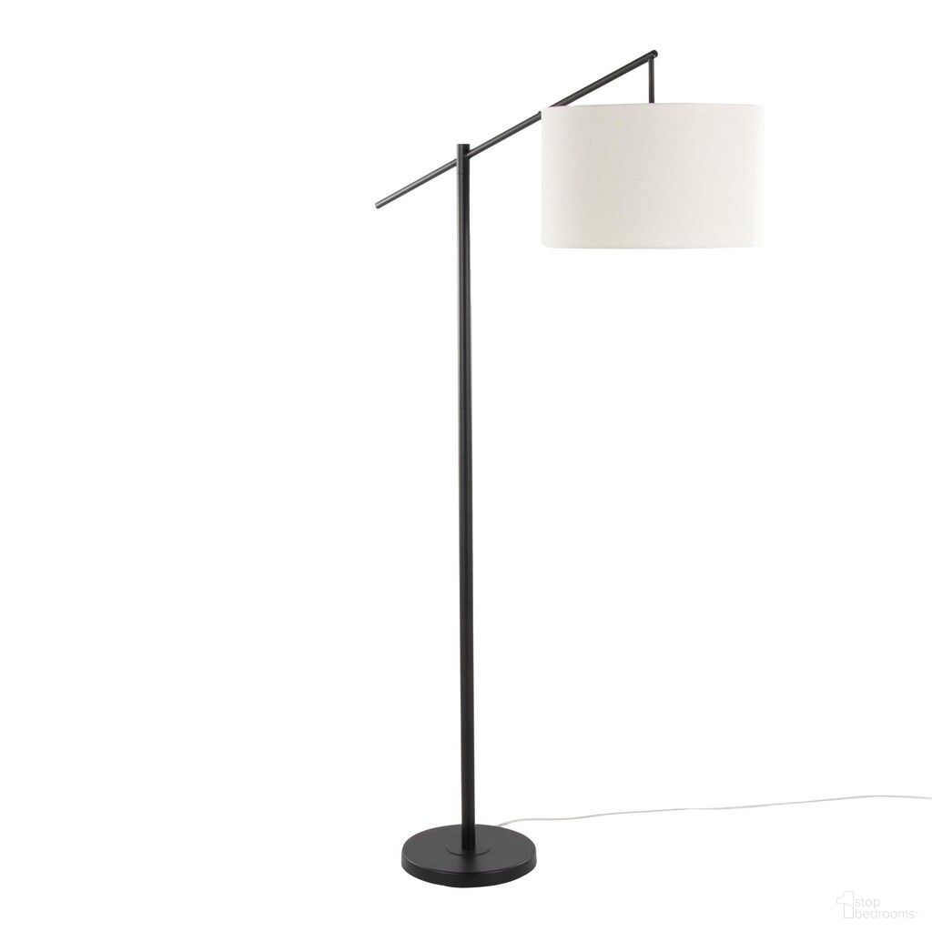 The appearance of Casper 69 Inch Metal Floor Lamp In Natural and Matte Black designed by Lumisource in the modern / contemporary interior design. This natural/matte black piece of furniture  was selected by 1StopBedrooms from Casper Collection to add a touch of cosiness and style into your home. Sku: GFS69-CASPR BKNA. Material: Linen.