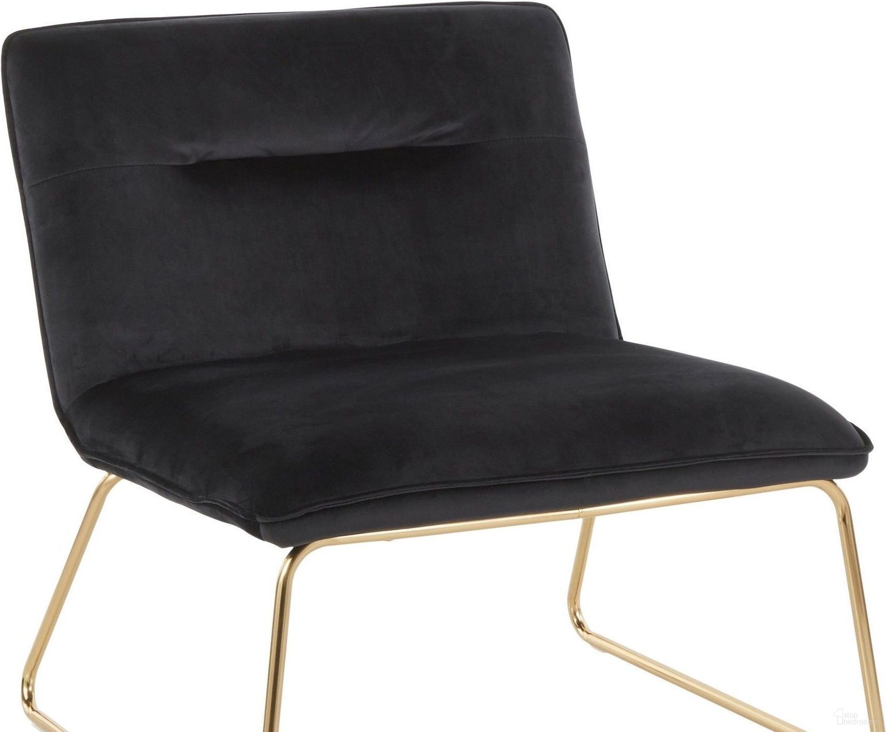 The appearance of Casper Black Velvet Accent Chair designed by Lumisource in the modern / contemporary interior design. This black piece of furniture was selected by 1StopBedrooms from Casper Collection to add a touch of cosiness and style into your home. Sku: CHR-CASPER AUVBK. Material: Velvet.