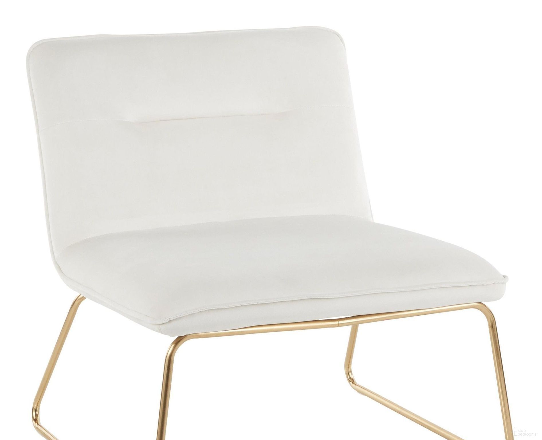 Casper Cream Velvet Accent Chair