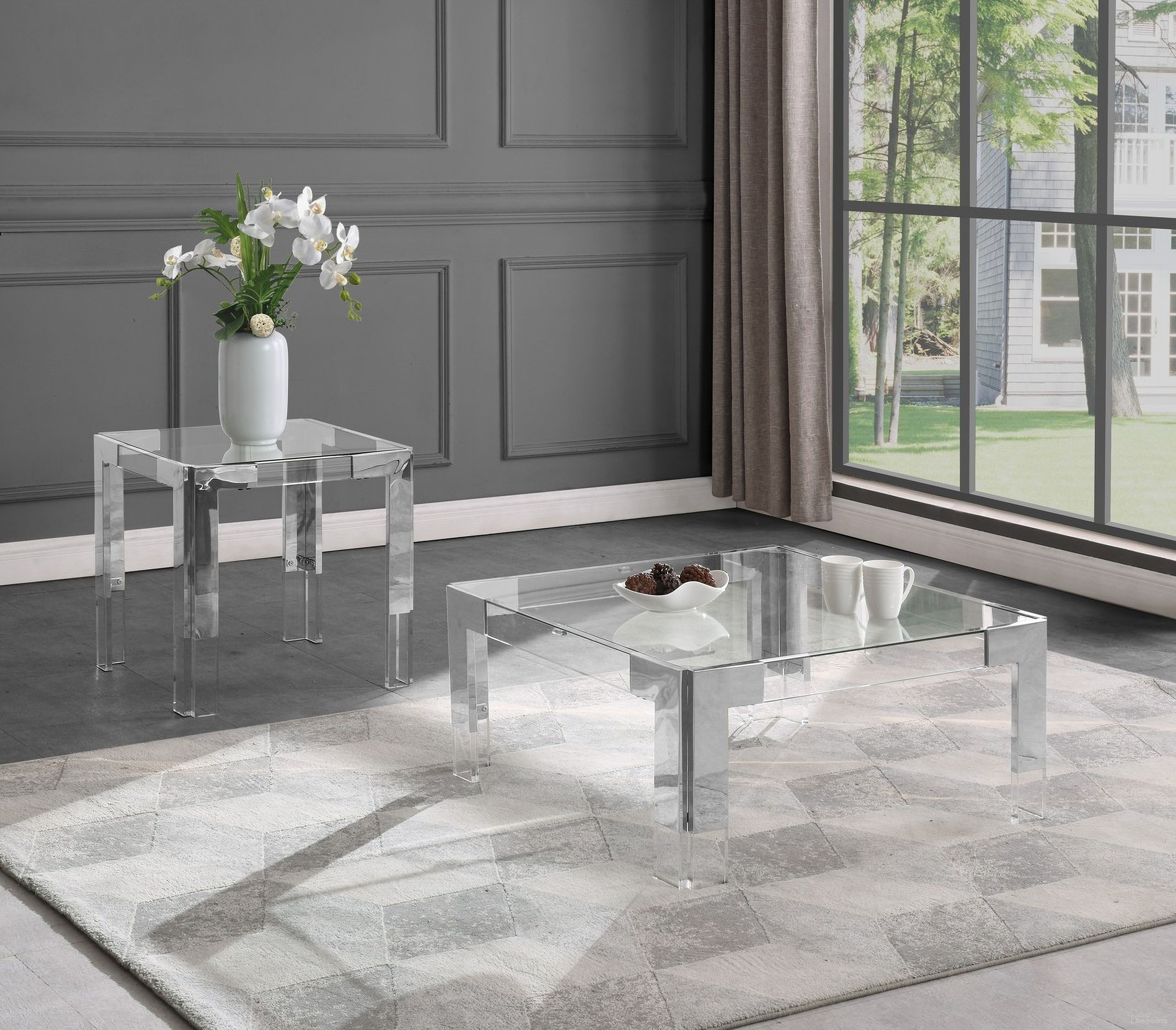 The appearance of Casper Ocassional Table Set In Chrome designed by Meridian in the modern / contemporary interior design. This chrome piece of furniture  was selected by 1StopBedrooms from Casper Collection to add a touch of cosiness and style into your home. Sku: 202-CT Box 1/2;202-CT Box 2/2;202-ET Box 1/2;202-ET Box 2/2. Material: Stainless Steel.