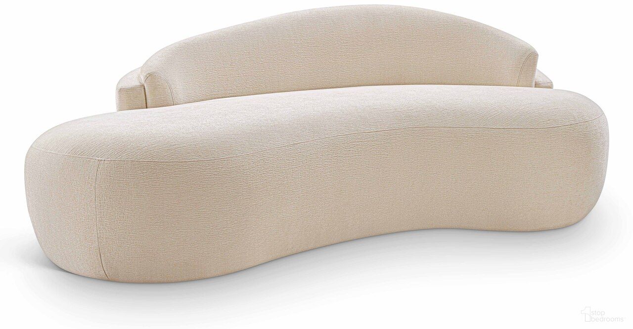 The appearance of Caspian 79 Inch Chenille Fabric Upholstered Loveseat In Beige designed by Meridian in the modern / contemporary interior design. This beige piece of furniture was selected by 1StopBedrooms from Caspian Collection to add a touch of cosiness and style into your home. Sku: 44033Beige-L. Material: Chenille.