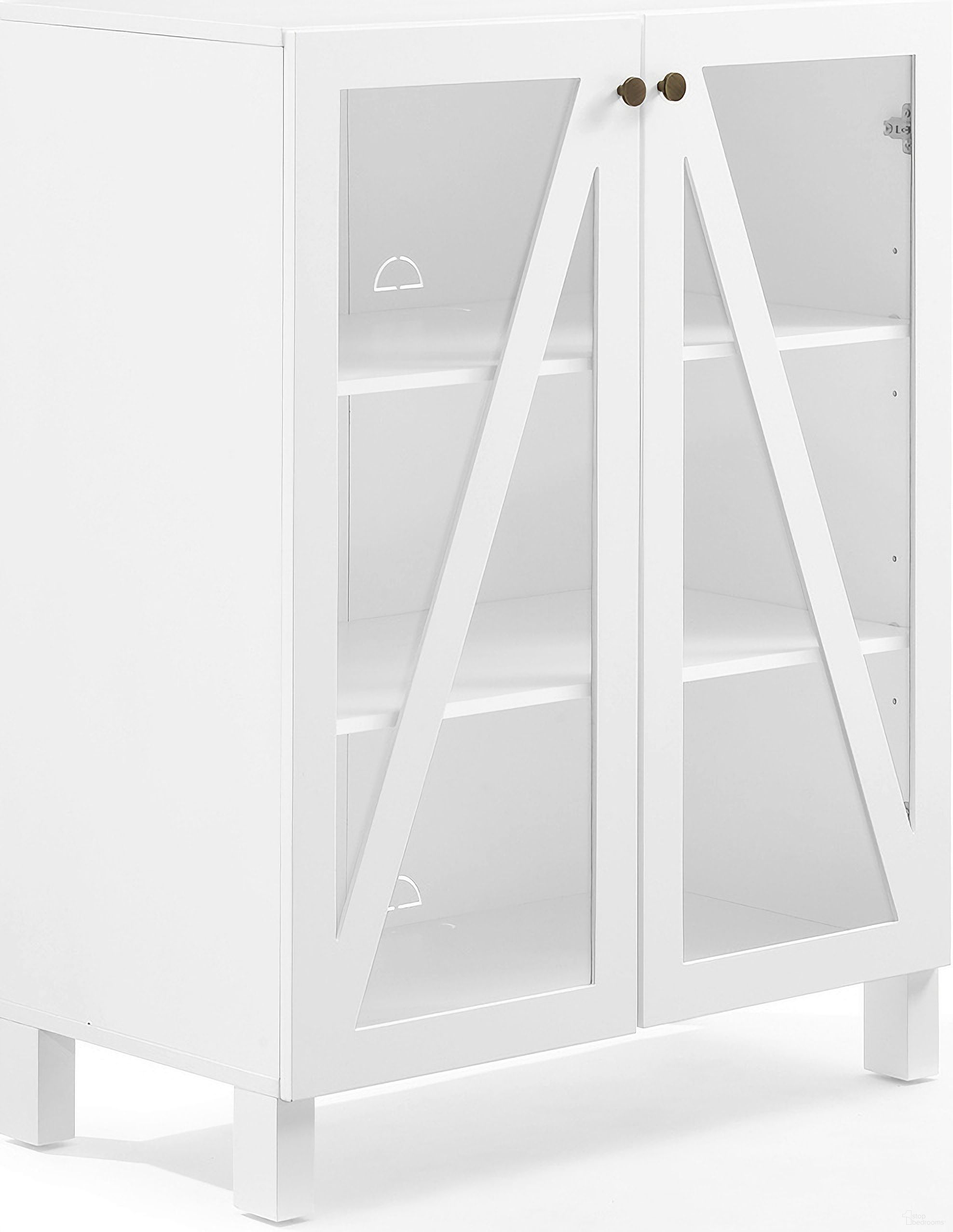Cassai Stackable Kitchen Storage Pantry In White