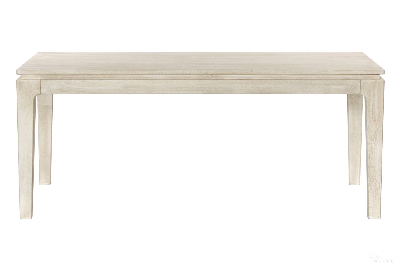 Cassandra Large Rectangular Dining Table In Stone Natural