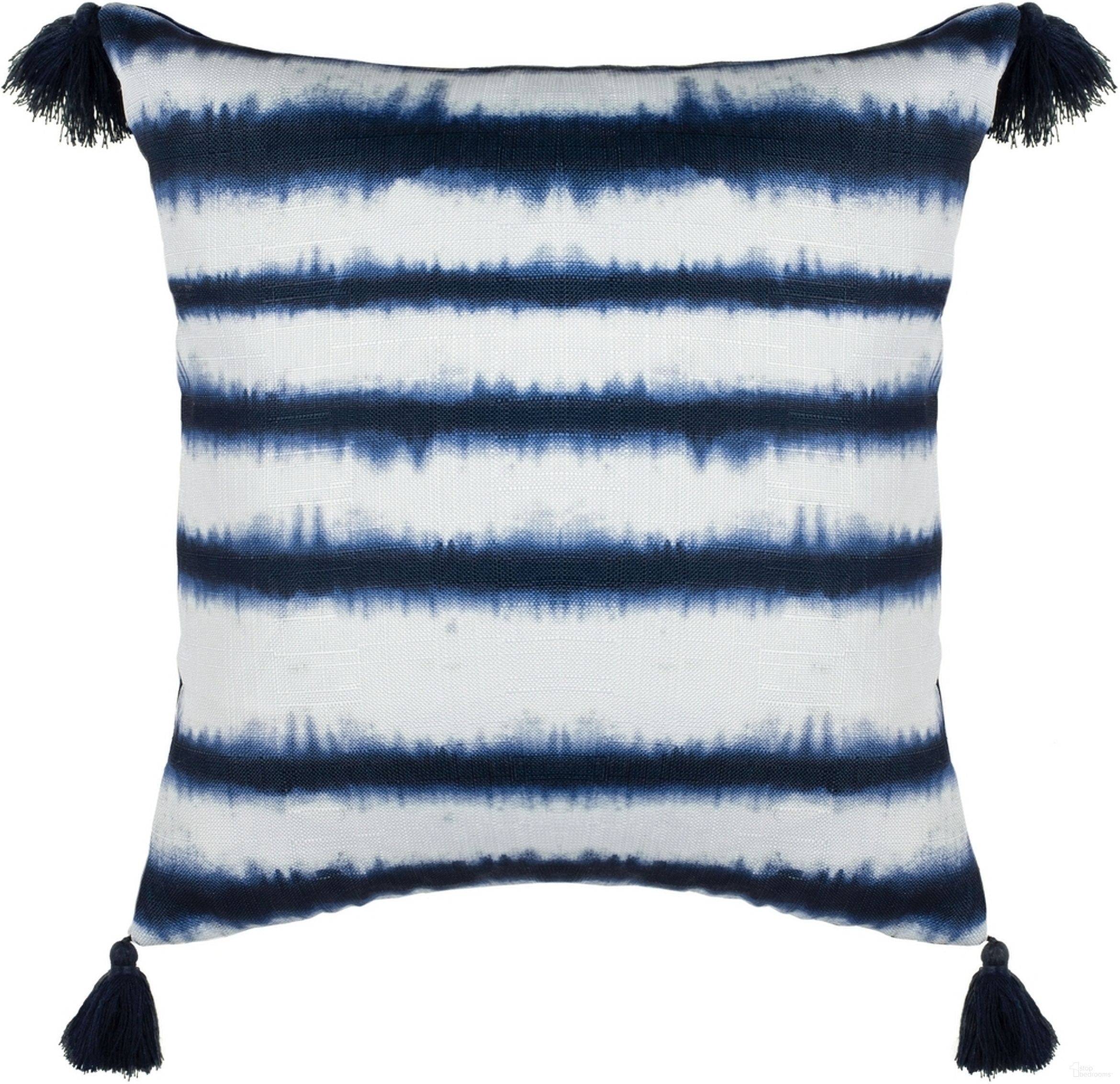 The appearance of Cassia Pillow designed by Safavieh in the modern / contemporary interior design. This white navy piece of furniture was selected by 1StopBedrooms from Safavieh PLS Collection to add a touch of cosiness and style into your home. Sku: PLS7086A-1616. Material: Polyester.