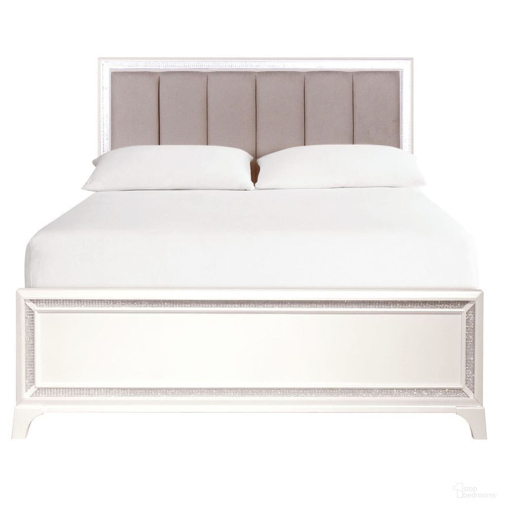 Cassie Queen Bed In Off White