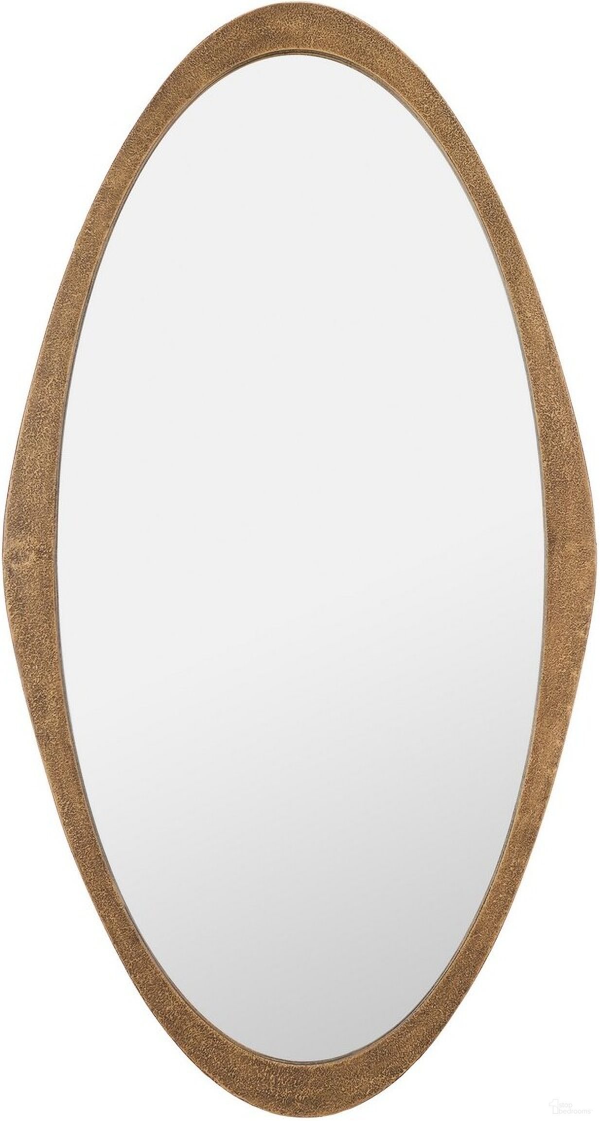 The appearance of Cassini Mirror in Brass designed by Safavieh in the modern / contemporary interior design. This brass piece of furniture was selected by 1StopBedrooms from Cassini Collection to add a touch of cosiness and style into your home. Sku: MRR8002B. Material: MDF.