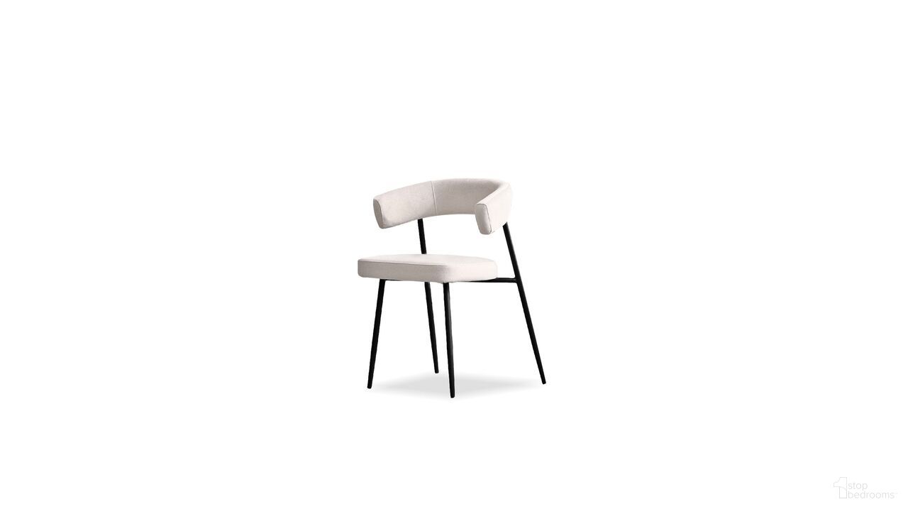 The appearance of Cassis Dining Chair Set of 2 Black Powder Coated Steel Base In Light Ivory designed by Mobital in the modern / contemporary interior design. This light ivory piece of furniture was selected by 1StopBedrooms from Cassis Collection to add a touch of cosiness and style into your home. Sku: DCH-CASS-IVOR-PCBLA. Material: Metal. Chair Type: Side Chair.