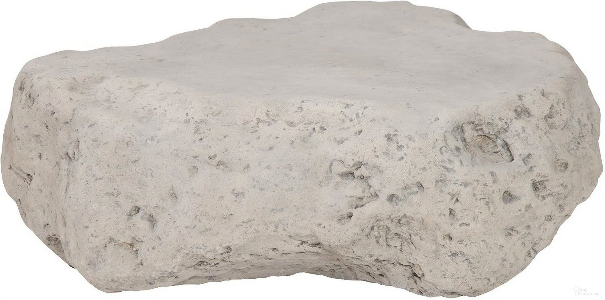 The appearance of Cast Boulder Small Coffee Table In Roman Stone Gray designed by Phillips Collection in the modern / contemporary interior design. This roman stone gray piece of furniture was selected by 1StopBedrooms from to add a touch of cosiness and style into your home. Sku: PH104327. Material: Resin.