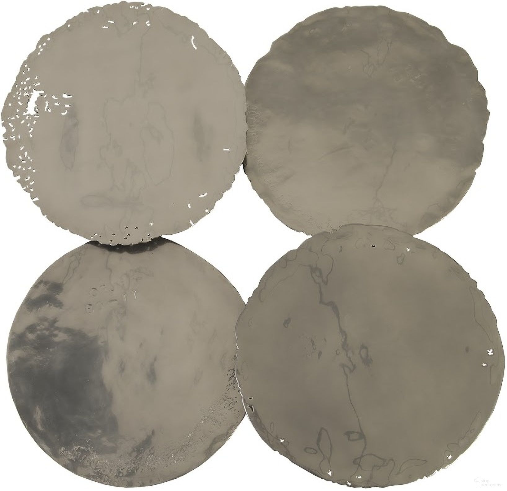 The appearance of Cast Oil Drum Wall Discs In Silver Gray designed by Phillips Collection in the modern / contemporary interior design. This silver gray piece of furniture was selected by 1StopBedrooms from Cast Naturals Collection to add a touch of cosiness and style into your home. Sku: PH67805. Material: Resin.