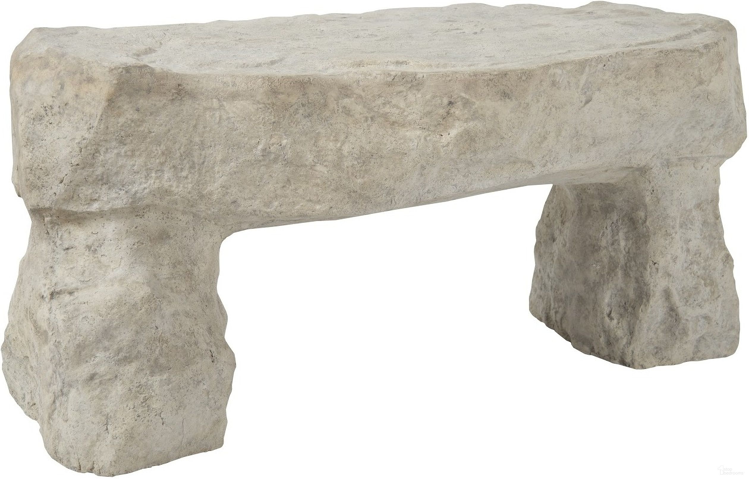 Phillips Collection Cast Stone Bench - Thumbnail 5