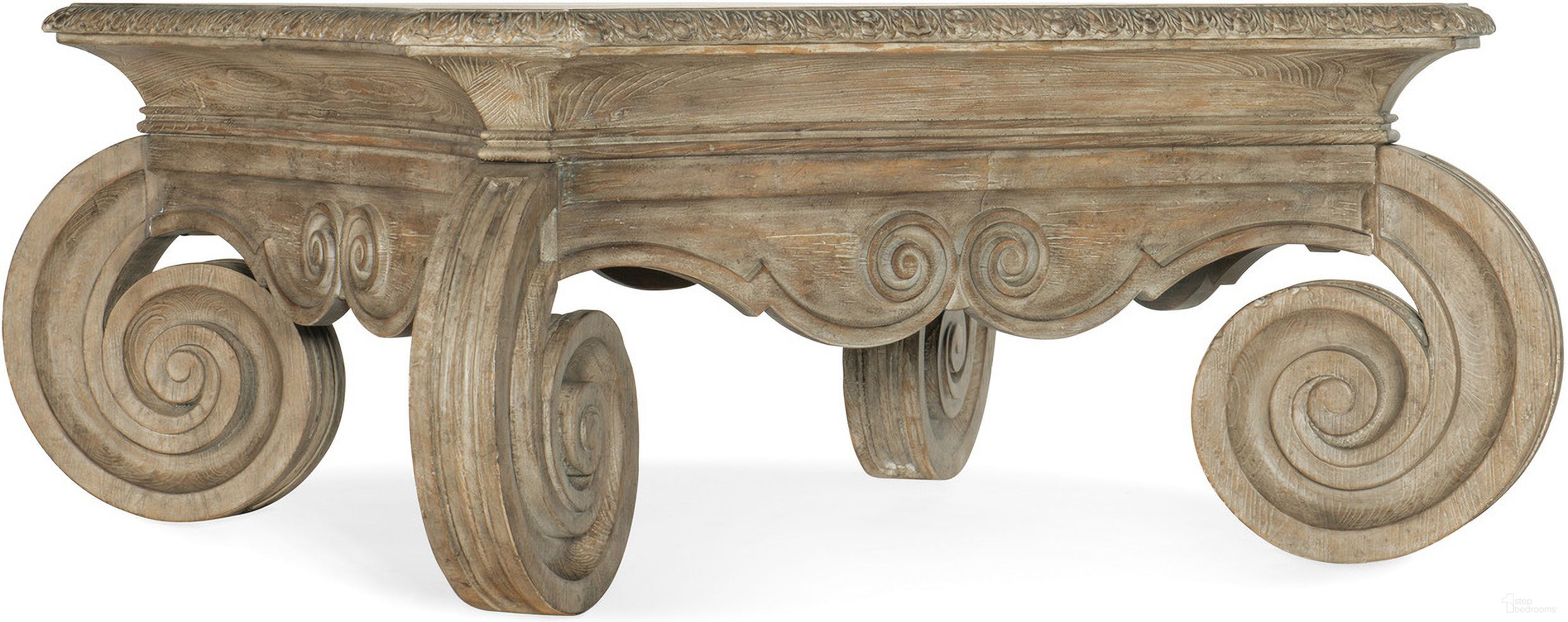 The appearance of Castella Square Cocktail Table designed by Hooker in the traditional interior design. This medium wood piece of furniture was selected by 1StopBedrooms from Castella Collection to add a touch of cosiness and style into your home. Sku: 5878-80112-80. Material: Walnut.