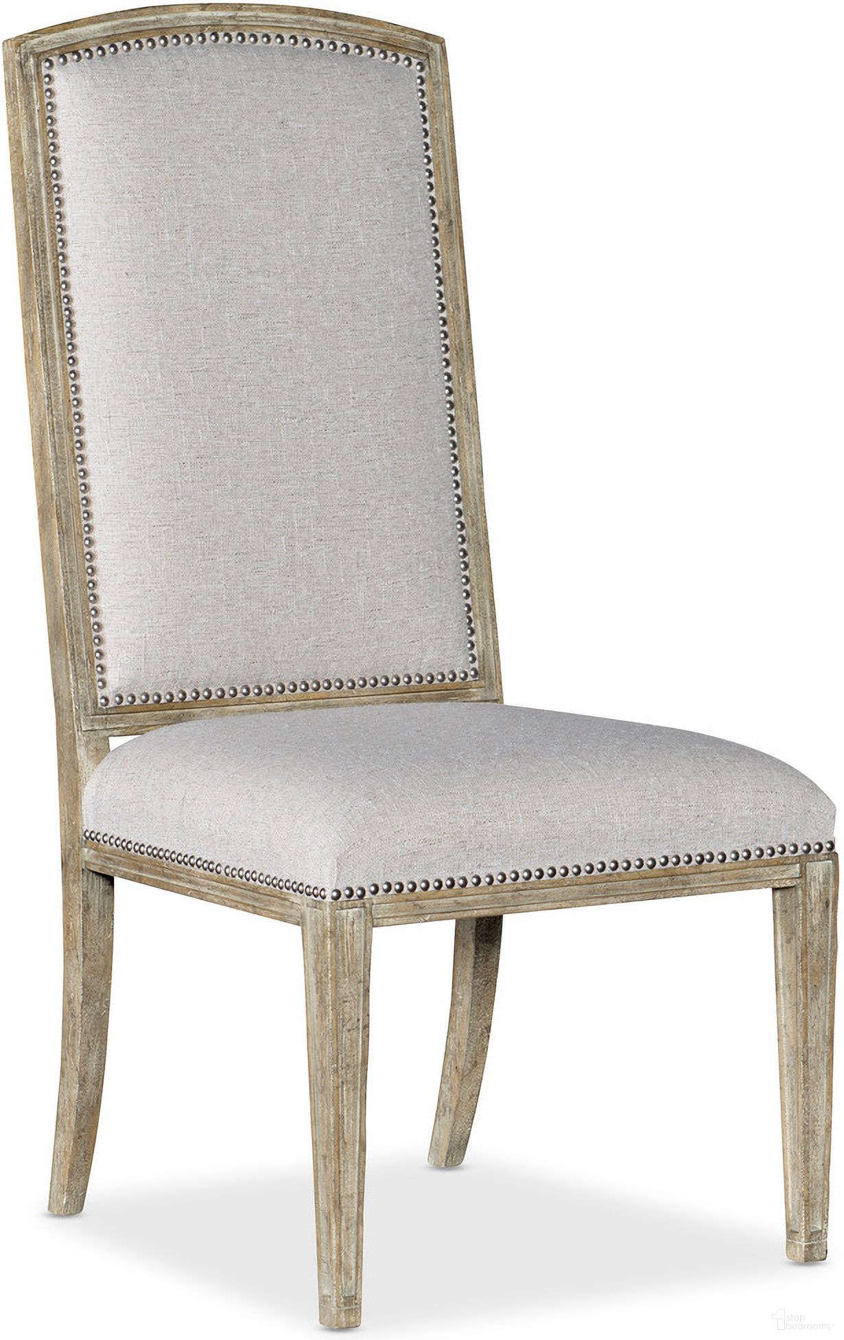 The appearance of Castella Upholstered Side Chair set of 2 designed by Hooker in the traditional interior design. This beige piece of furniture  was selected by 1StopBedrooms from Castella Collection to add a touch of cosiness and style into your home. Sku: 5878-75410-80. Material: Fabric. Chair Type: Side Chair.
