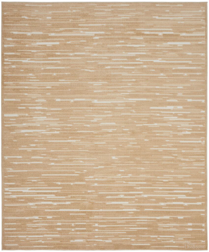 Casual 9'2" x 12' Indoor Rug In Taupe