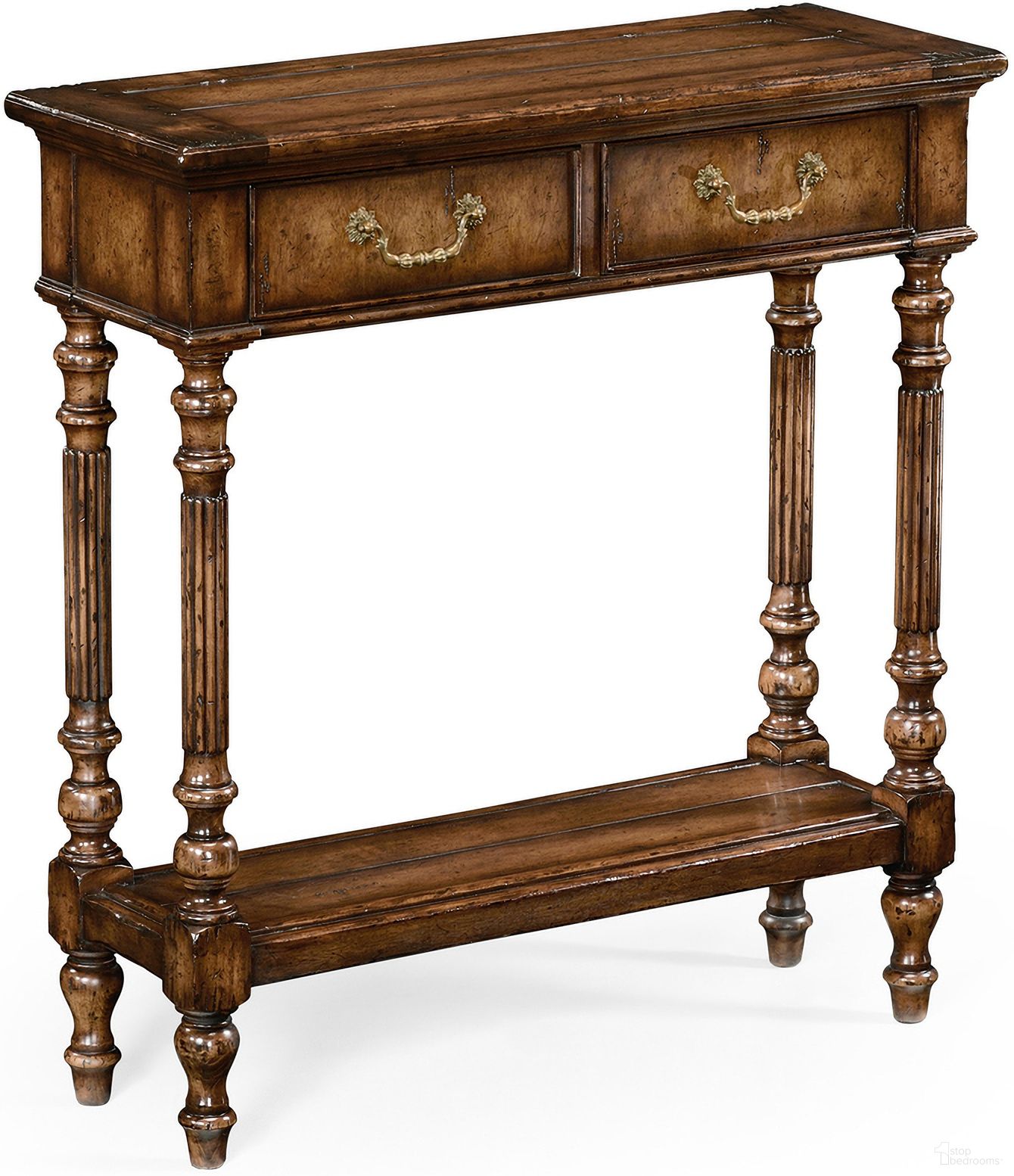 The appearance of Casual Accents Accent Table In Walnut designed by Jonathan Charles in the transitional interior design. This walnut piece of furniture  was selected by 1StopBedrooms from Casual Collection to add a touch of cosiness and style into your home. Sku: 493143-WCD. Material: Wood.
