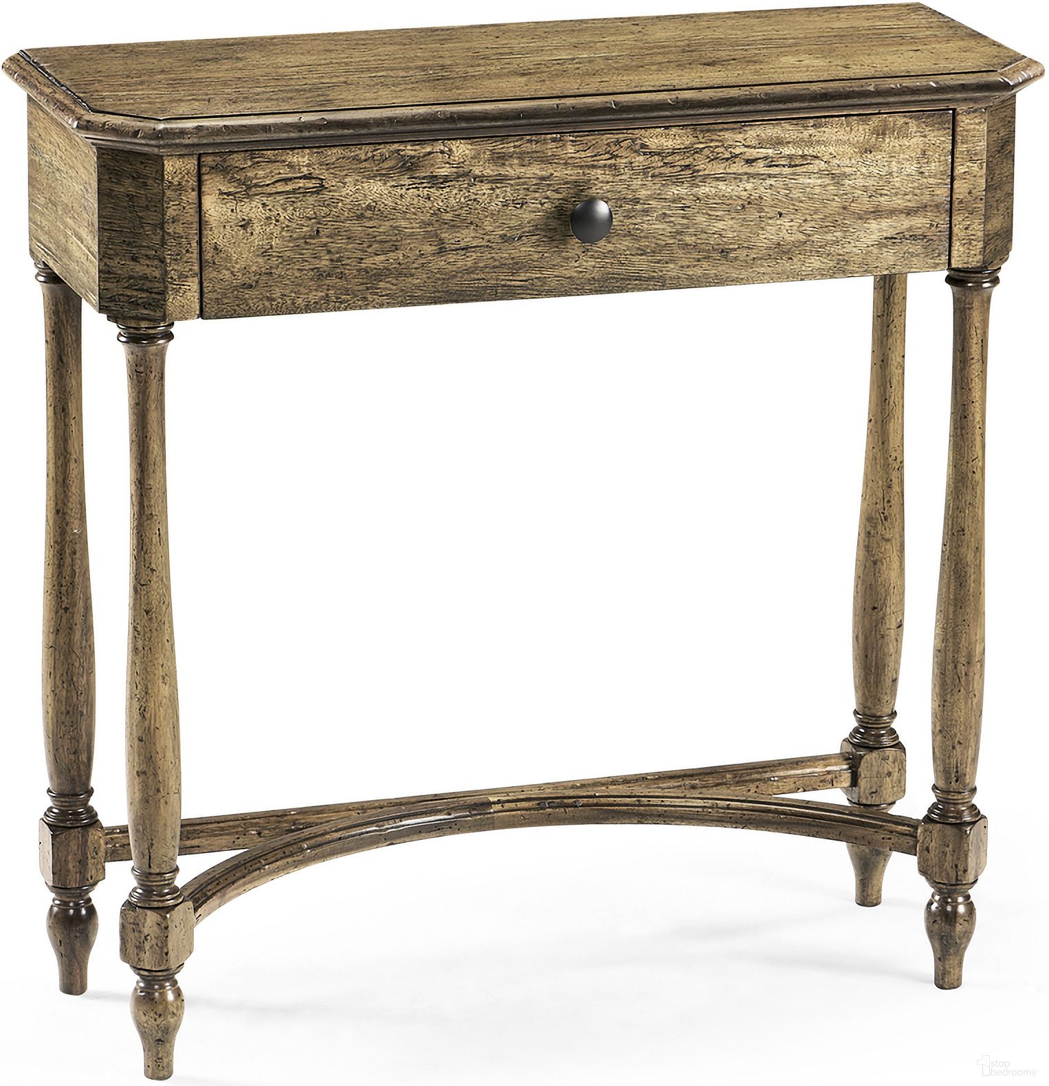 The appearance of Casual Accents Console Table In Medium Driftwood designed by Jonathan Charles in the transitional interior design. This driftwood piece of furniture was selected by 1StopBedrooms from Casual Collection to add a touch of cosiness and style into your home. Sku: 491017-DTM. Material: Wood.