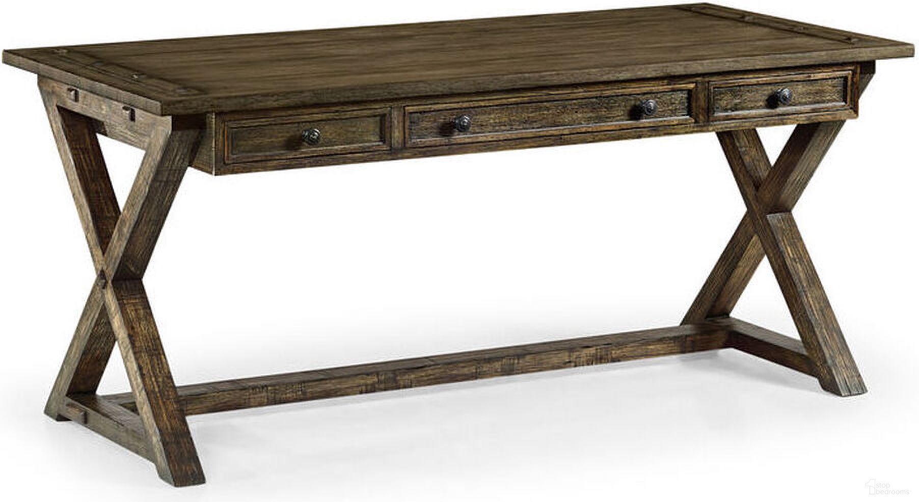 The appearance of Casual Accents Desk In Dark Driftwood designed by Jonathan Charles in the transitional interior design. This driftwood piece of furniture was selected by 1StopBedrooms from Casual Collection to add a touch of cosiness and style into your home. Sku: 491058-DTD. Material: Wood.