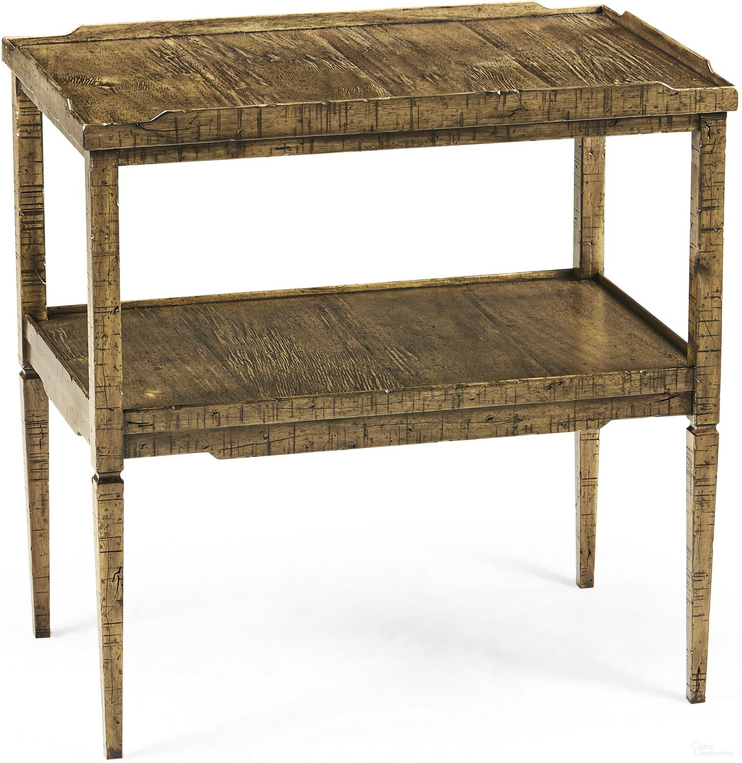 Casual Accents Side Table In Medium Driftwood