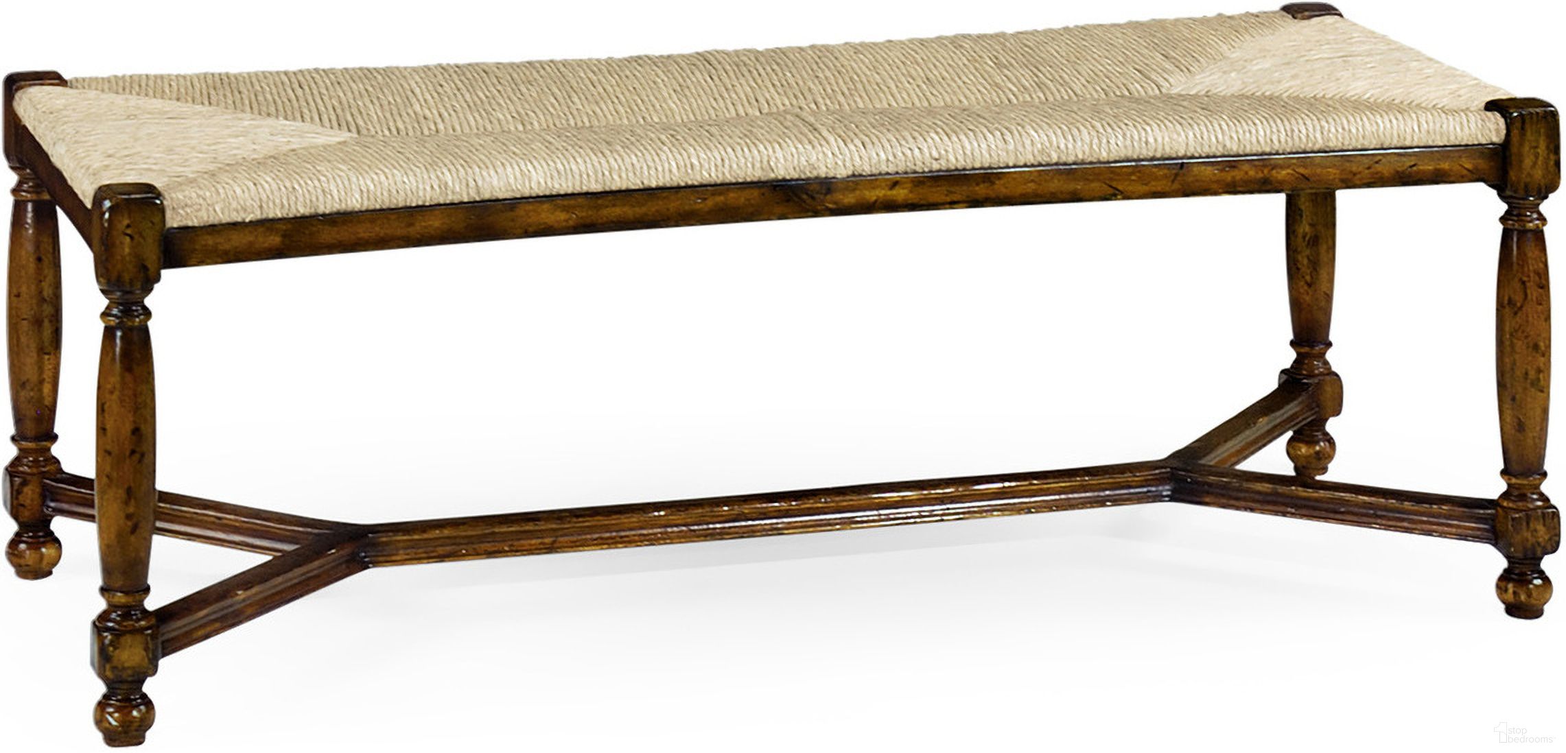 The appearance of Casual Buckingham Rush Seat Stool In Brown designed by Jonathan Charles in the traditional interior design. This brown piece of furniture was selected by 1StopBedrooms from Casual Collection to add a touch of cosiness and style into your home. Sku: 492759-WAL. Material: Wood.