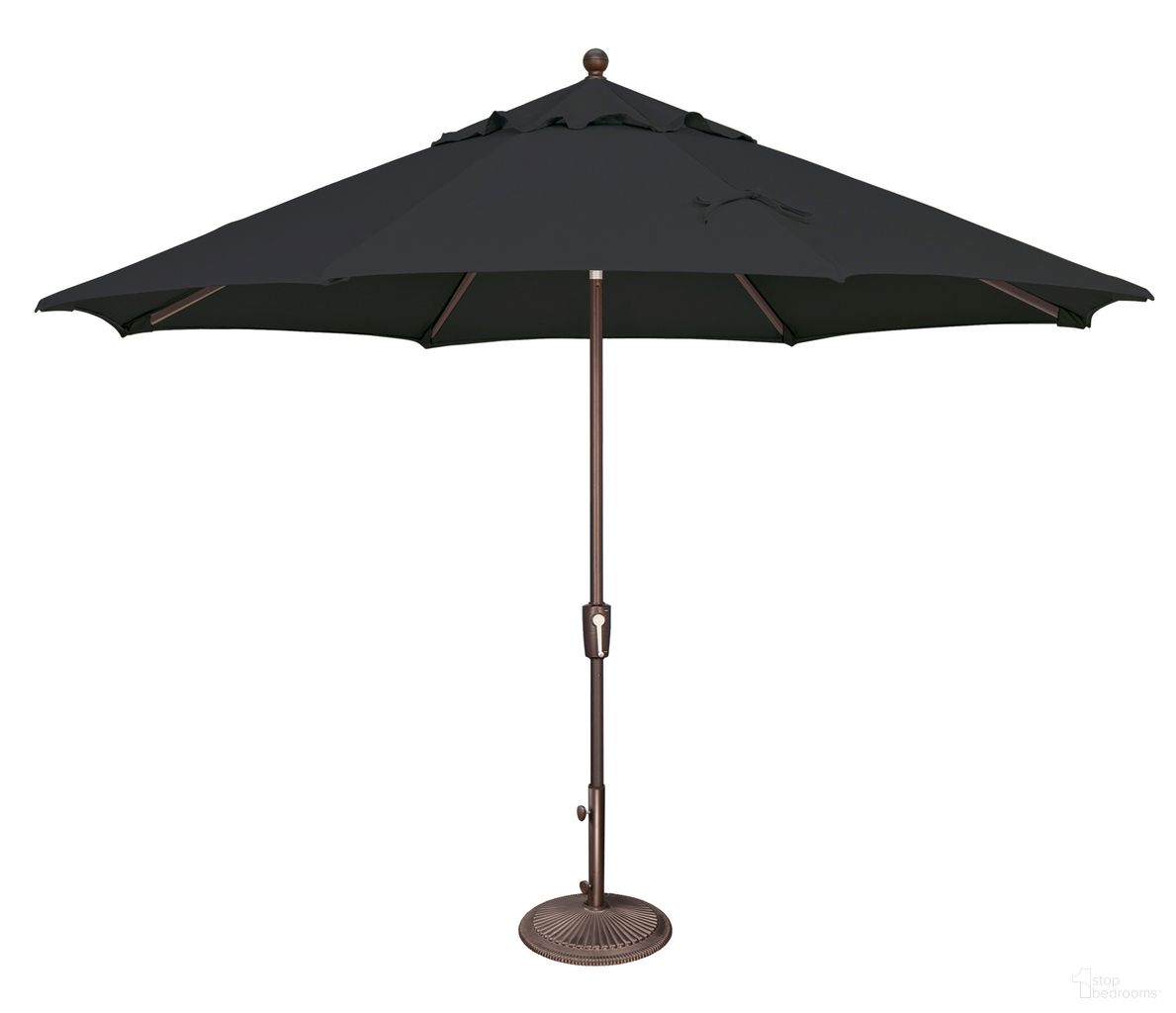 The appearance of Catalina 11' Octagon Push Button Tilt Umbrella In Black and Bronze designed by Simplyshade in the traditional interior design. This black/bronze piece of furniture was selected by 1StopBedrooms from Catalina Collection to add a touch of cosiness and style into your home. Sku: SSUM92-11-00/5408. Material: Acrylic.