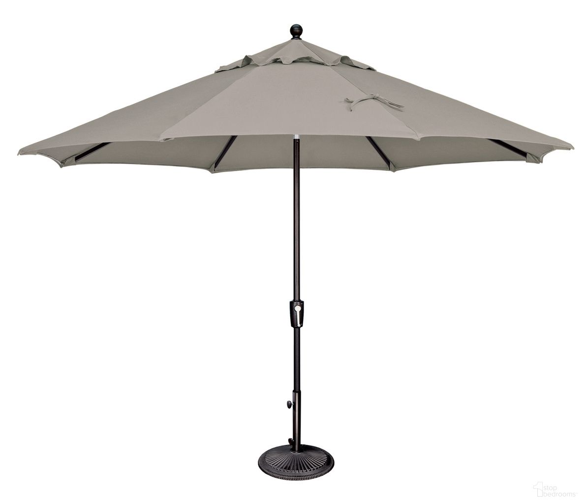 The appearance of Catalina 11' Octagon Push Button Tilt Umbrella In Cast Silver designed by Simplyshade in the traditional interior design. This cast silver piece of furniture  was selected by 1StopBedrooms from Catalina Collection to add a touch of cosiness and style into your home. Sku: SSUM92-11-09/40433. Material: Acrylic.