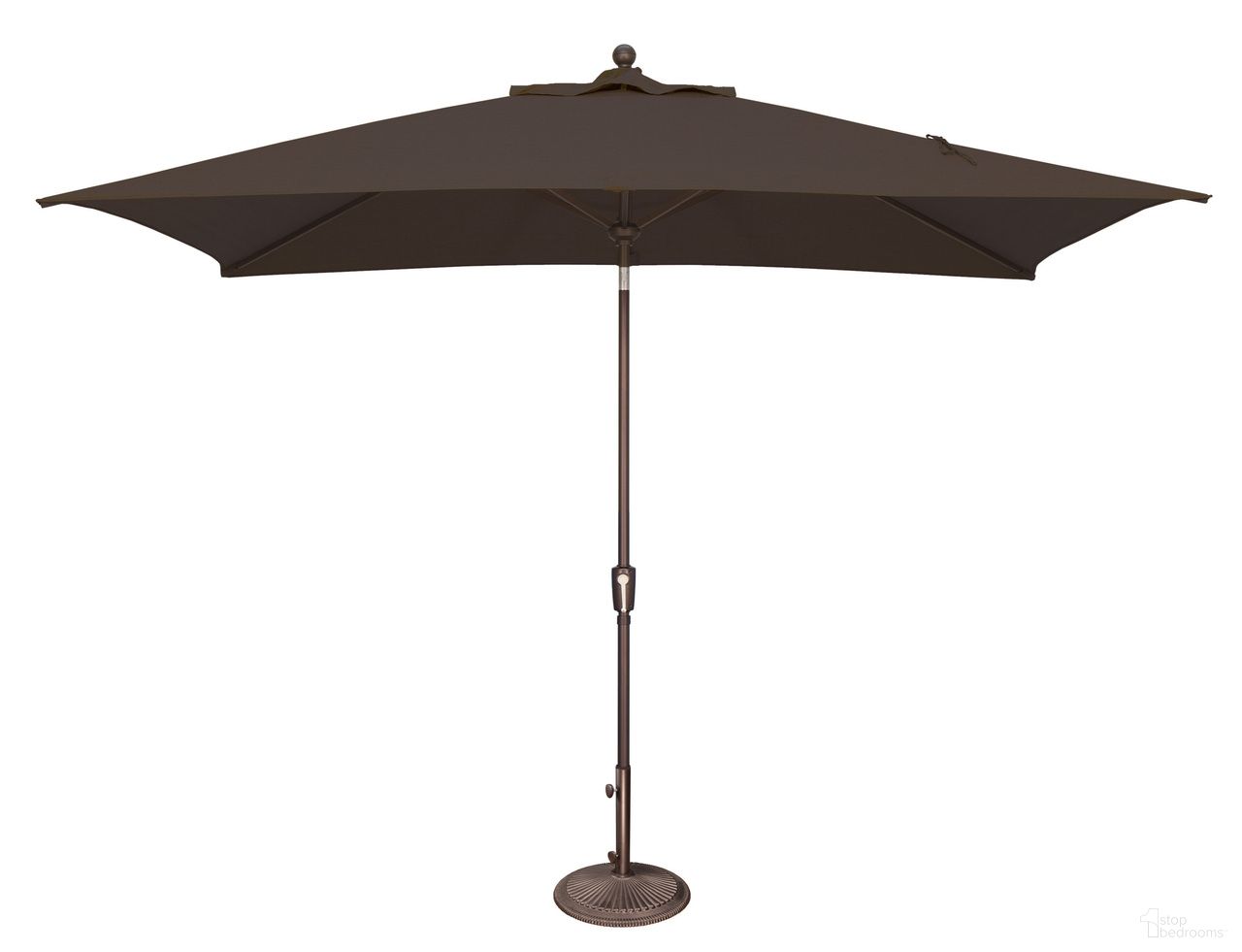 The appearance of Catalina 6.6' x 10' Rectangle Push Button Tilt Umbrella In Black and Bronze designed by Simplyshade in the traditional interior design. This black/bronze piece of furniture was selected by 1StopBedrooms from Catalina Collection to add a touch of cosiness and style into your home. Sku: SSUM92-6X10RT-00/2408. Material: Olefin.