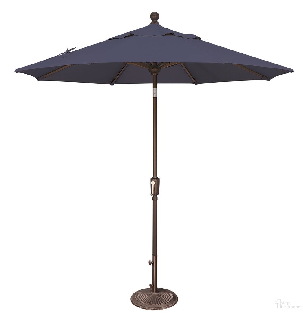 Catalina 7.5' Octagon Push Button Tilt Umbrella In Navy