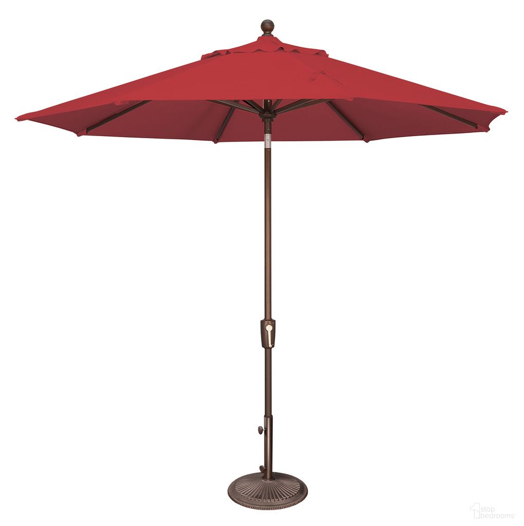 The appearance of Catalina 9' Octagon Push Button Tilt Umbrella In Jockey Red designed by Simplyshade in the traditional interior design. This jockey red piece of furniture was selected by 1StopBedrooms from Catalina Collection to add a touch of cosiness and style into your home. Sku: SSUM92-09-00/5403. Material: Acrylic.