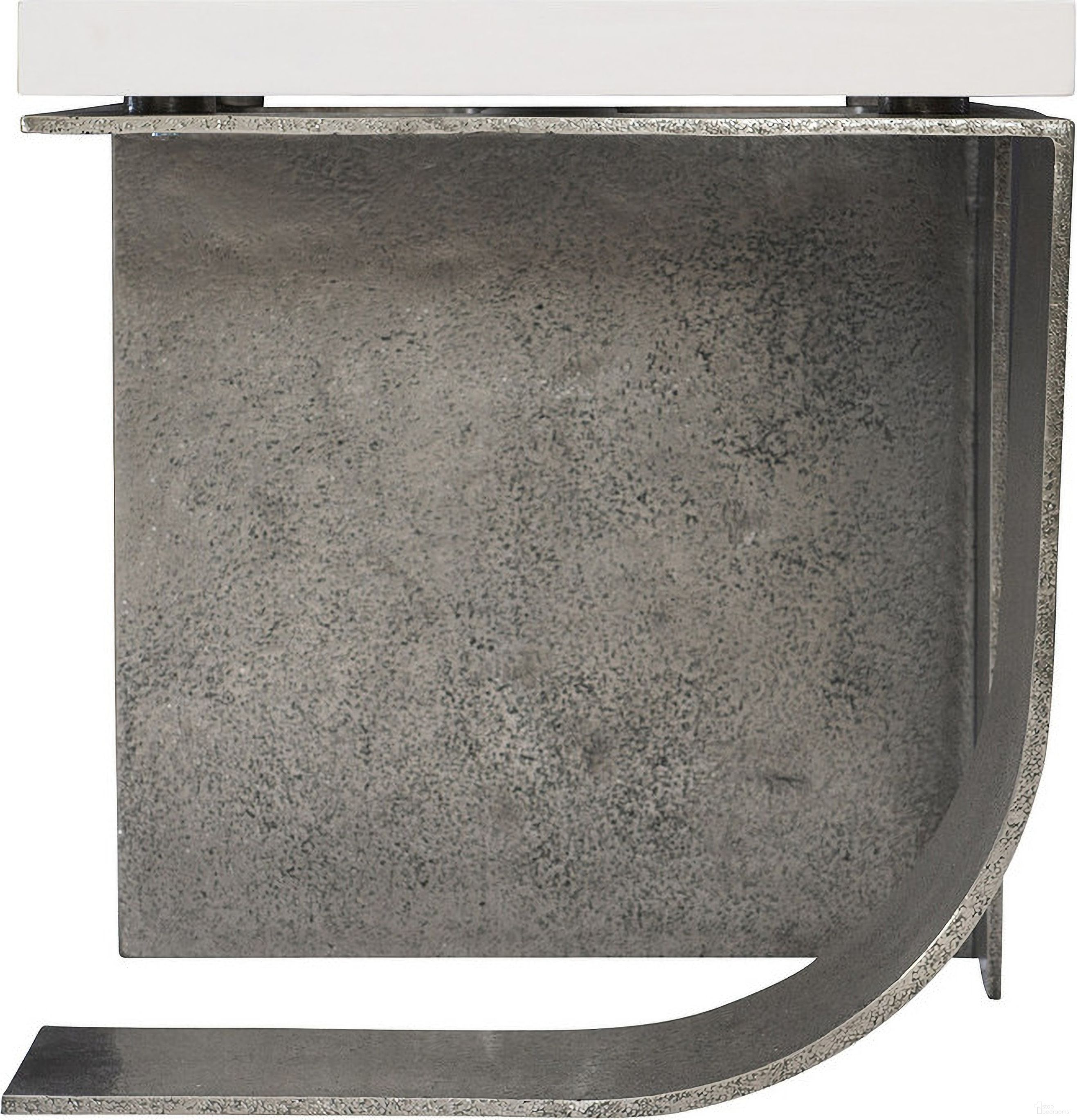 The appearance of Catalina Bunching Table designed by Bernhardt in the transitional interior design. This white plaster/graphite piece of furniture  was selected by 1StopBedrooms from Catalina Collection to add a touch of cosiness and style into your home. Sku: 301155. Material: Aluminum.