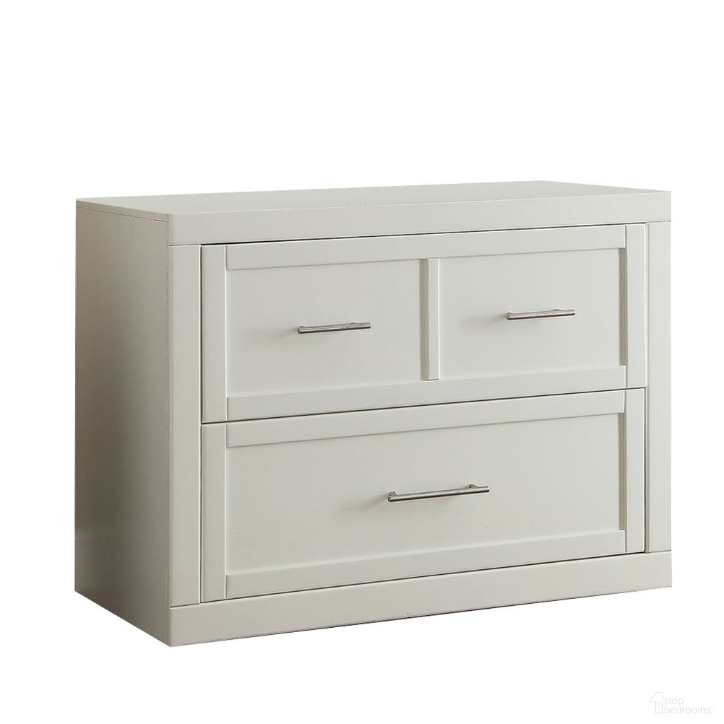 The appearance of Catalina Cottage White 40" Lateral File designed by Parker House in the modern / contemporary interior design. This white piece of furniture  was selected by 1StopBedrooms from Catalina Collection to add a touch of cosiness and style into your home. Sku: CAT#476F. Material: Wood.