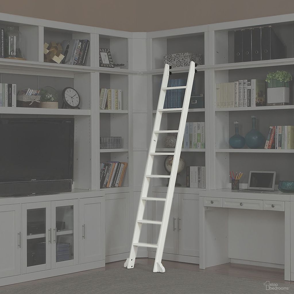 The appearance of Catalina Library Ladder (Only To Be Used With Library Wall) designed by Parker House in the transitional interior design. This cottage white piece of furniture was selected by 1StopBedrooms from Catalina Collection to add a touch of cosiness and style into your home. Sku: CAT#495. Material: Poplar.
