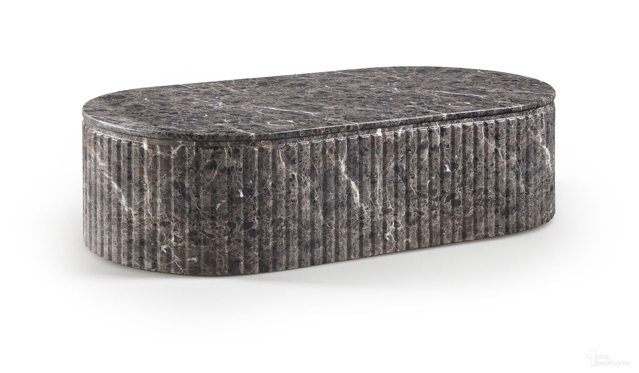 The appearance of Catania Concrete Indoor and Outdoor Coffee Table In Brown designed by Meridian in the modern / contemporary interior design. This brown piece of furniture  was selected by 1StopBedrooms from Catania Collection to add a touch of cosiness and style into your home. Sku: 874Brown-CT. Material: Concrete.