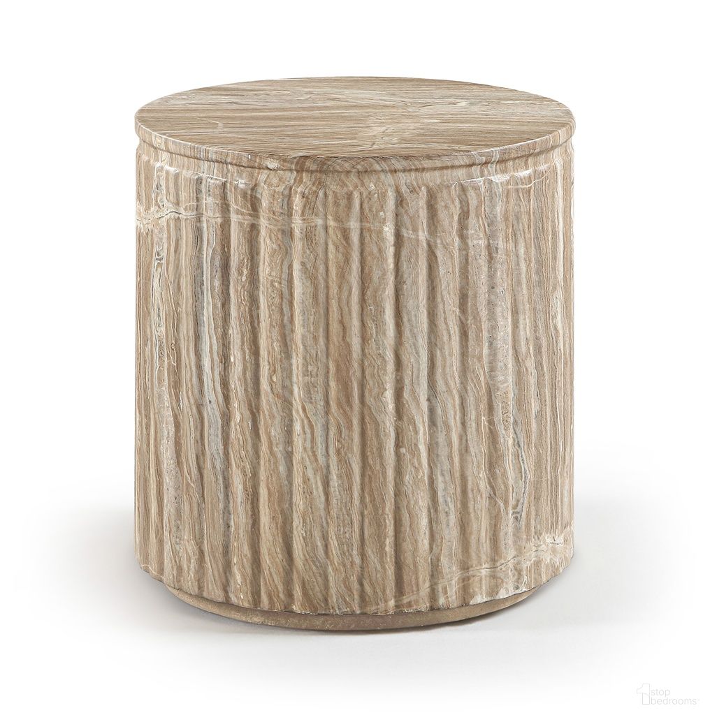 The appearance of Catania Concrete Indoor and Outdoor End Table In Beige designed by Meridian in the modern / contemporary interior design. This beige piece of furniture was selected by 1StopBedrooms from Catania Collection to add a touch of cosiness and style into your home. Sku: 874Beige-ET. Material: Concrete.