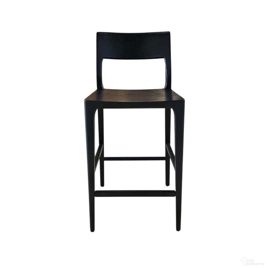 The appearance of Catania Counter Stool In Black designed by LH Imports in the transitional interior design. This black piece of furniture was selected by 1StopBedrooms from Catania Collection to add a touch of cosiness and style into your home. Sku: CAT026-BLK. Material: Ash.